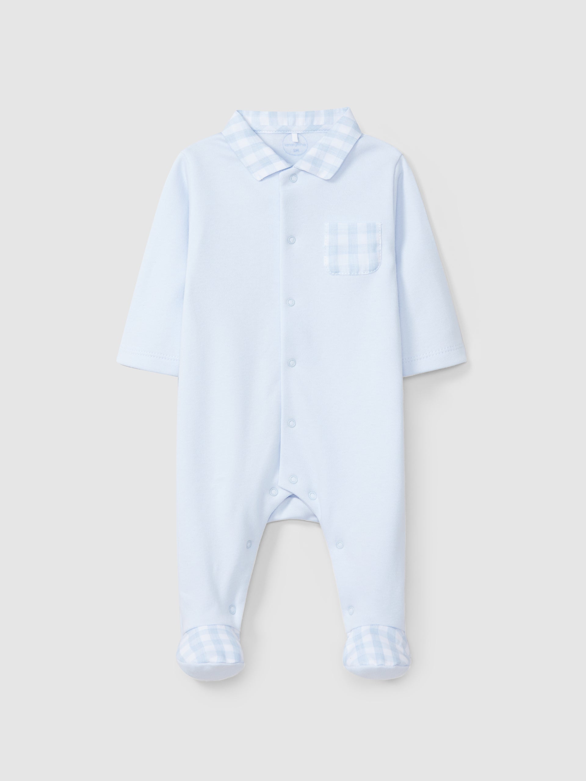 BABYGROW AVEC POCHE CARREAUX VICHY