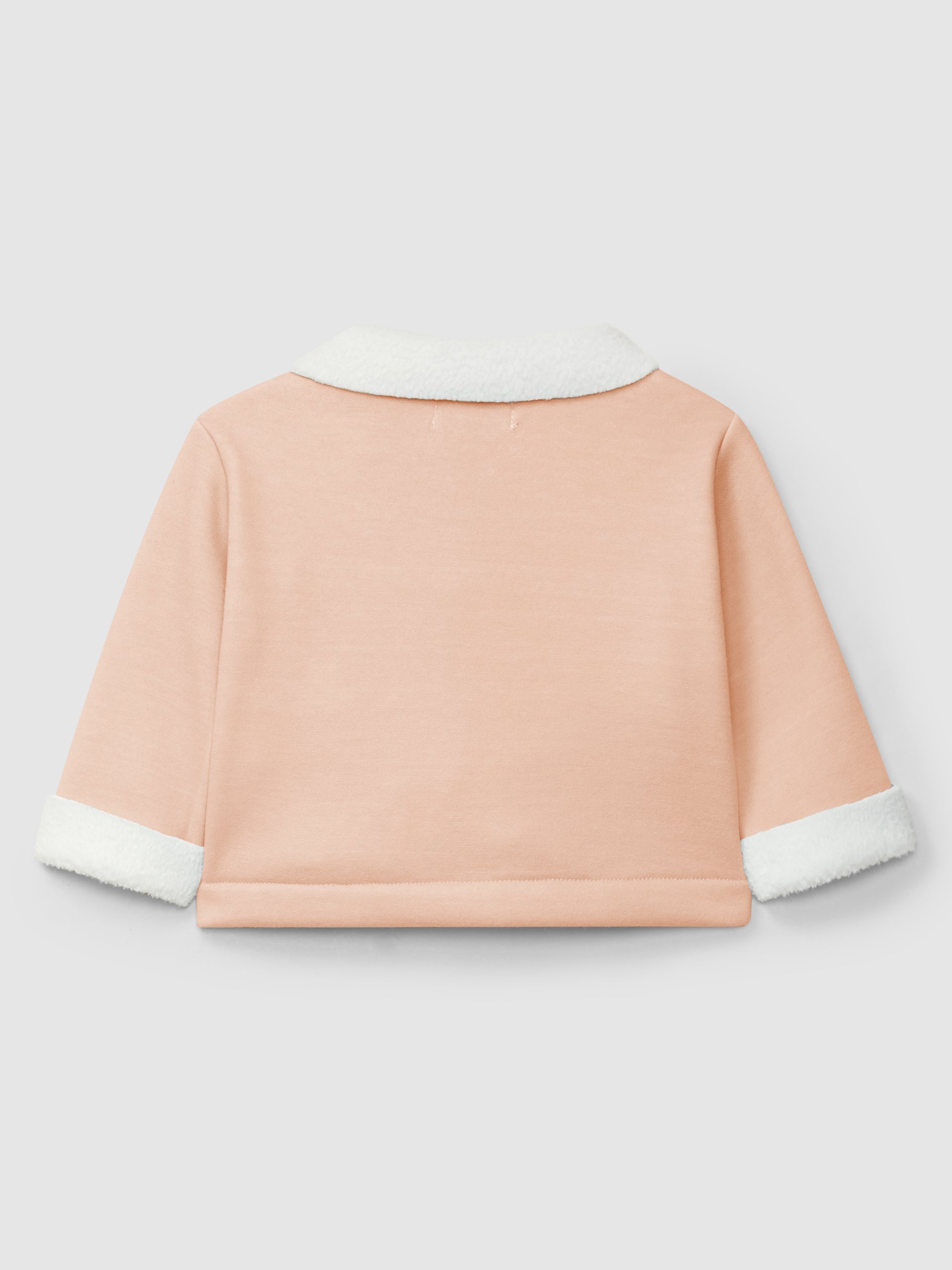 GILET EN MAILLE DOUBLE AVEC DOUBLURE EN FOURRURE