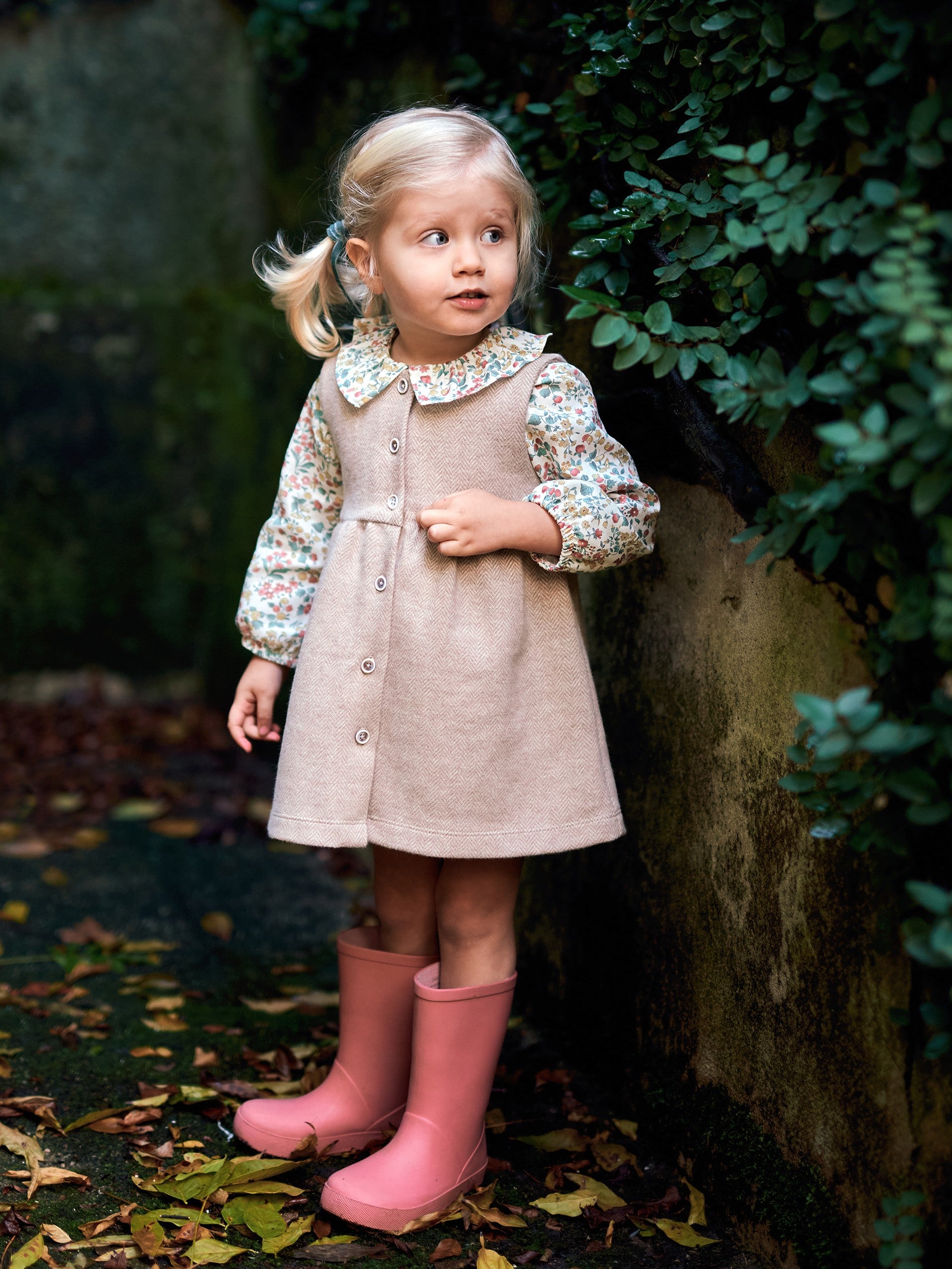 BLOUSE IMPRIME A FLEURS ET COL A VOLANT
