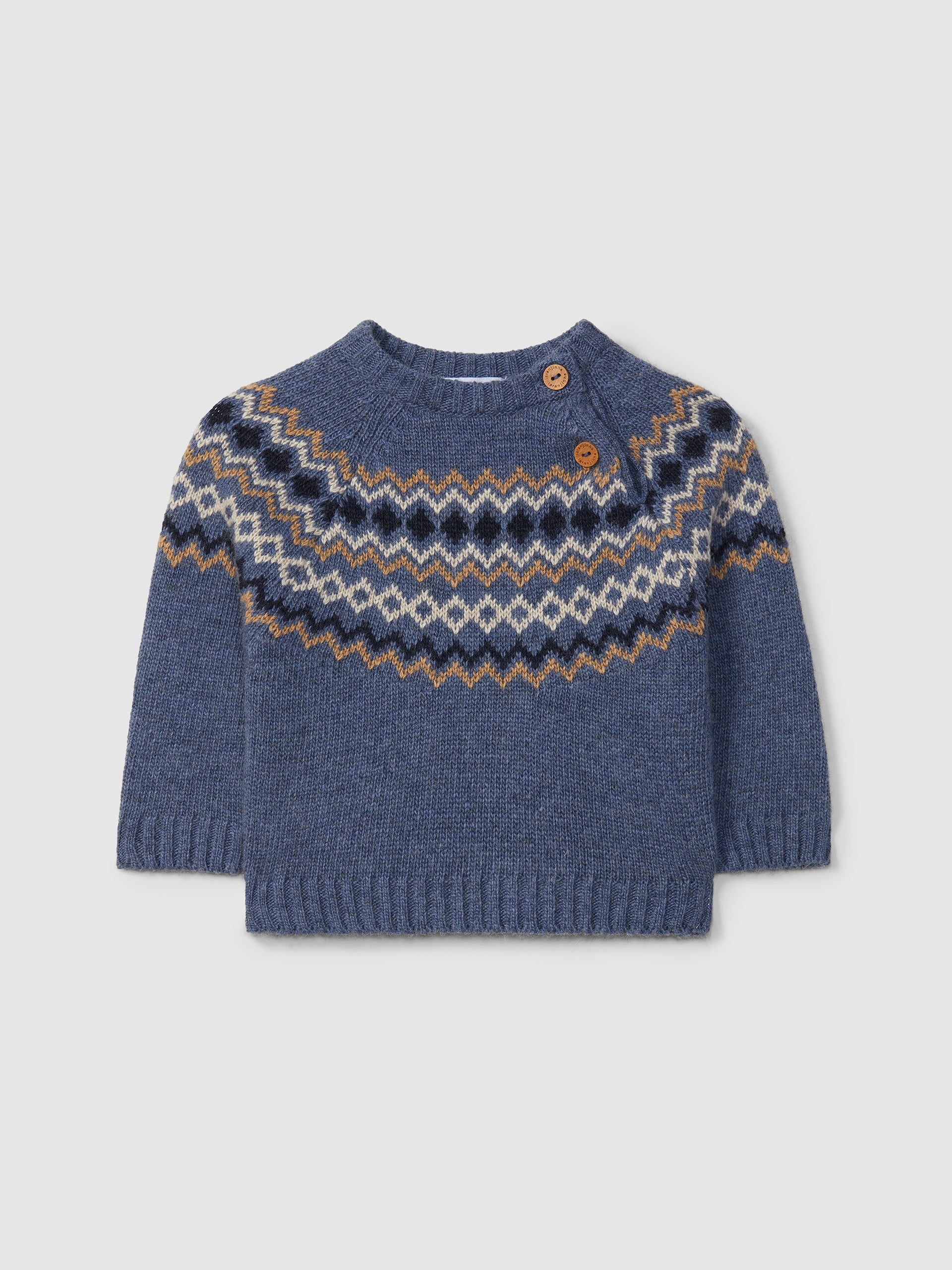 PULL TRICOTE AVEC JACQUARD