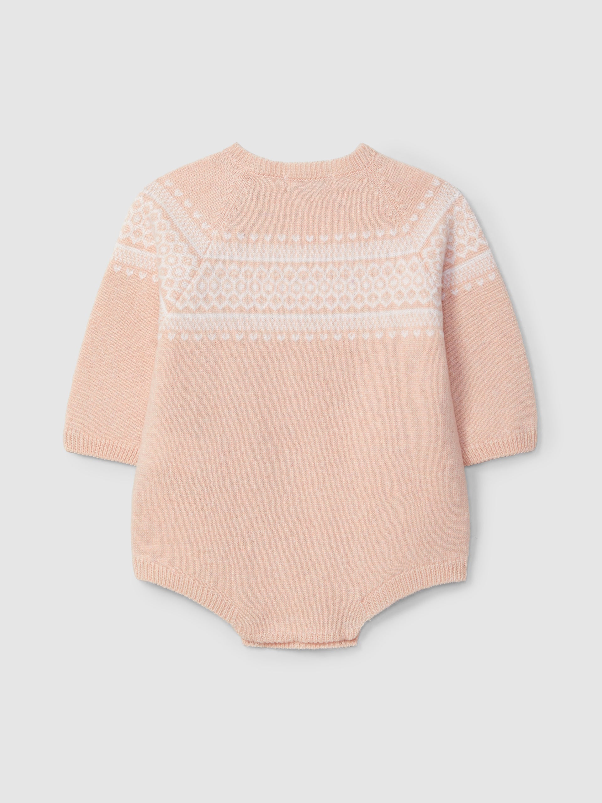 BARBOTEUSE TRICOTEE AVEC JACQUARD