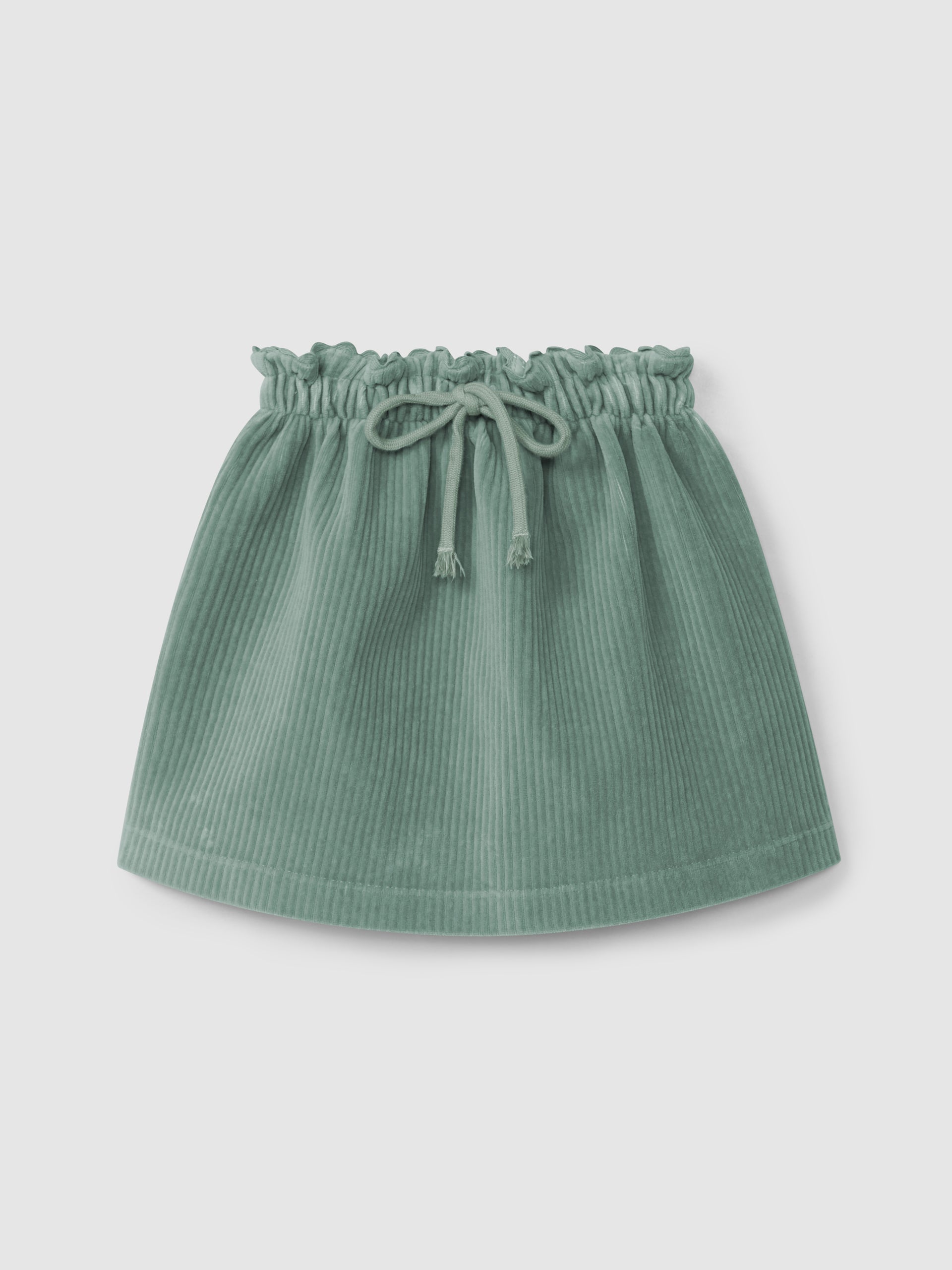 JUPE EN TISSU DE TYPE VELOURS COTELE