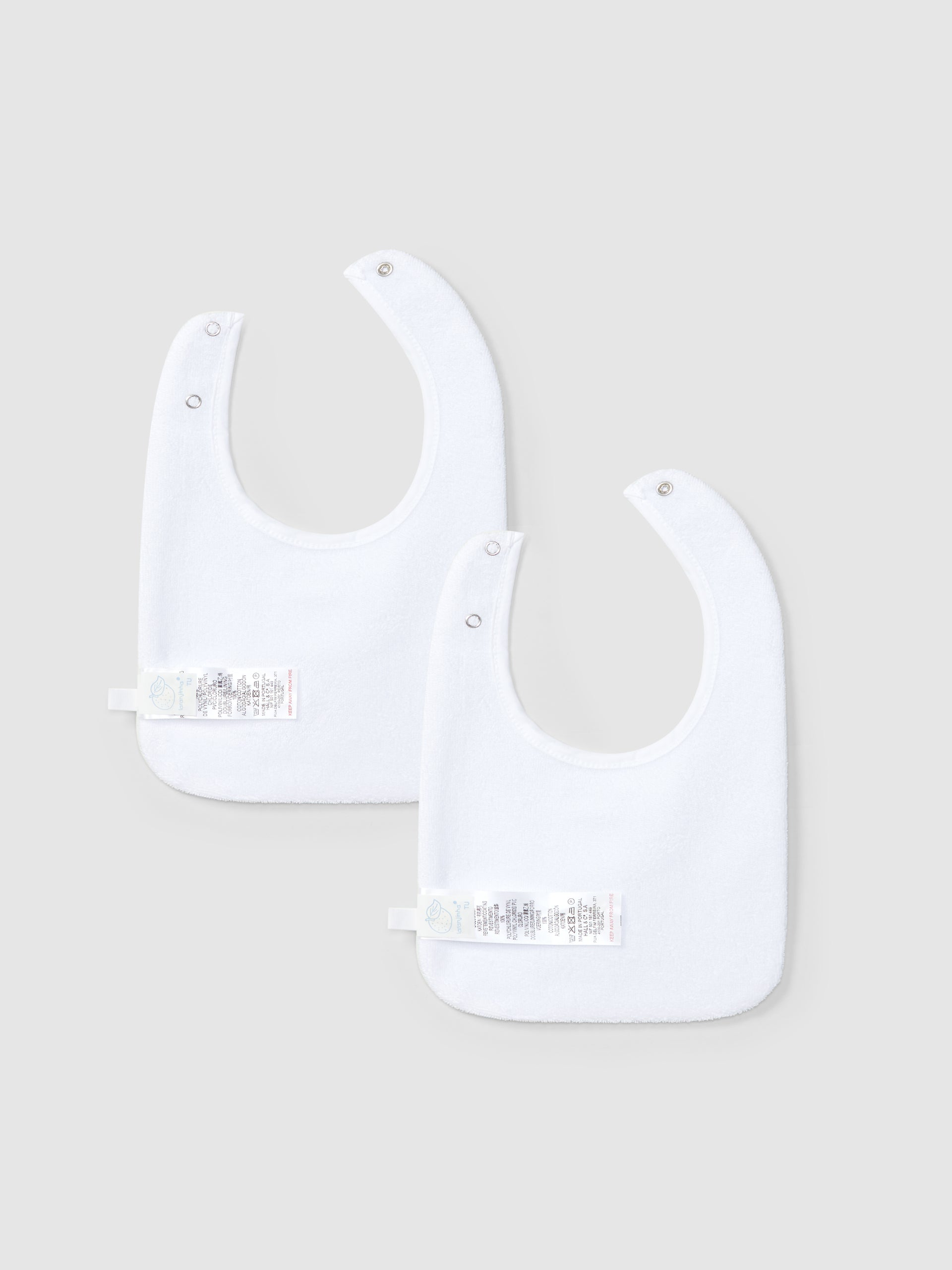 LOT DE DEUX BAVOIRS BRODES ET MAILLE AVEC EFFET AJOURE
