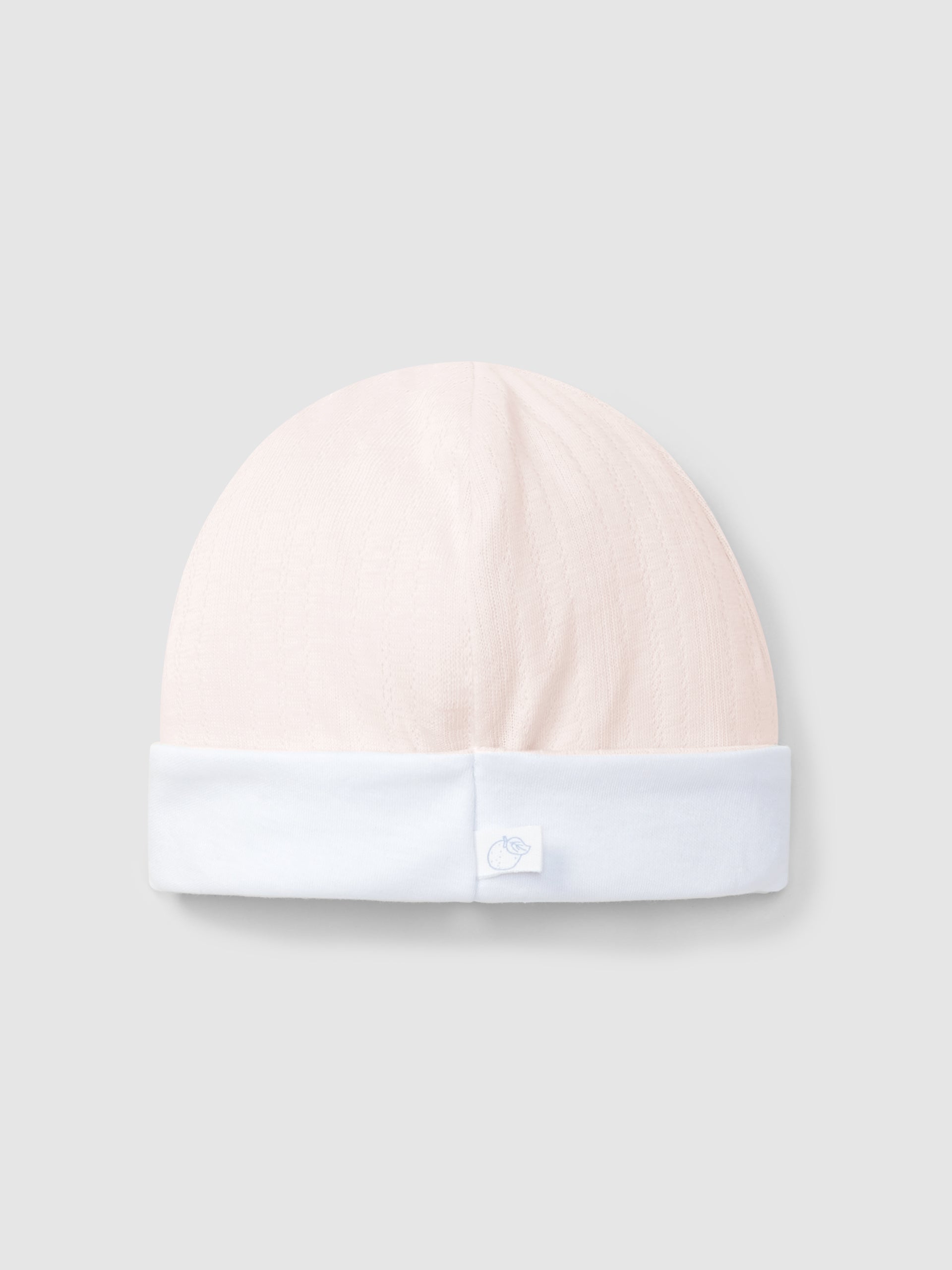 BONNET COTON BIOLOGIQUE AVEC DETAIL DE BRODERIE