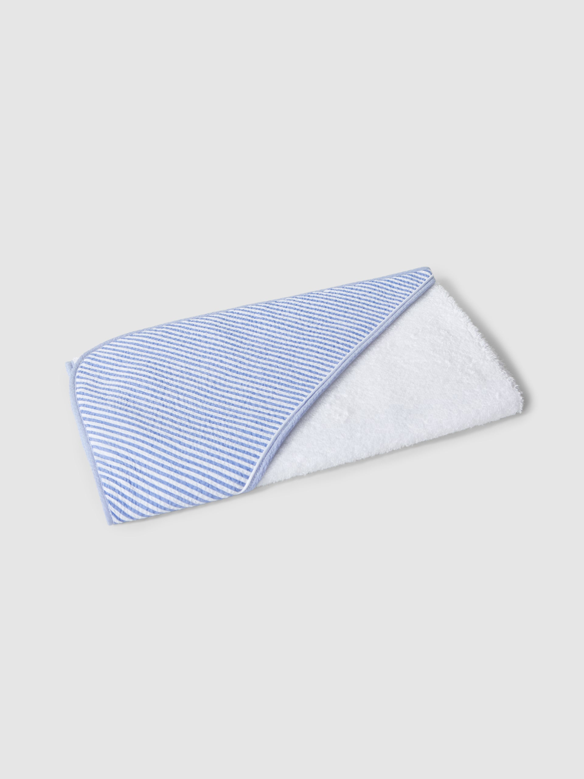 SERVIETTE DE BAIN SEERSUCKER A RAYURES