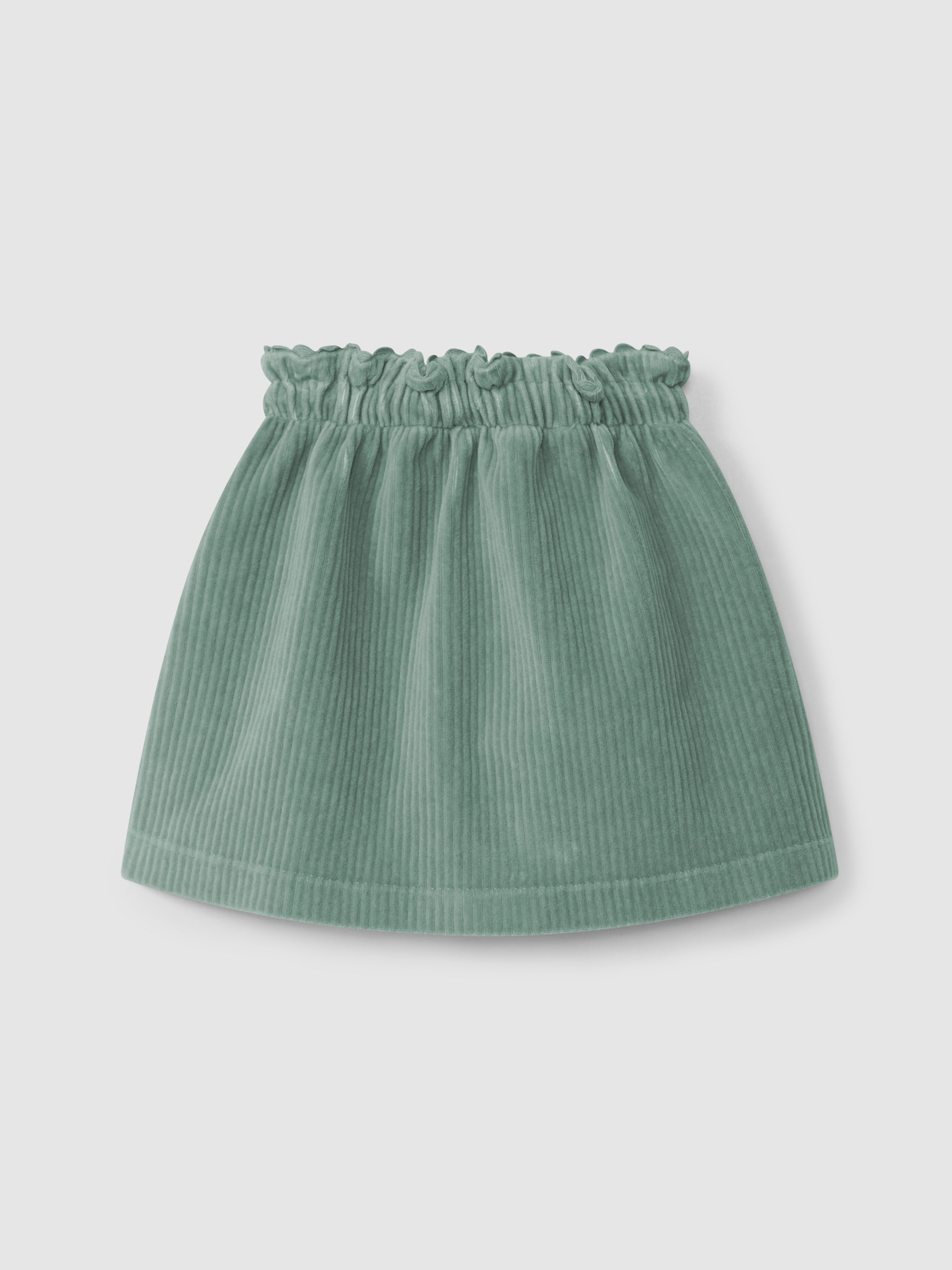 JUPE EN TISSU DE TYPE VELOURS COTELE