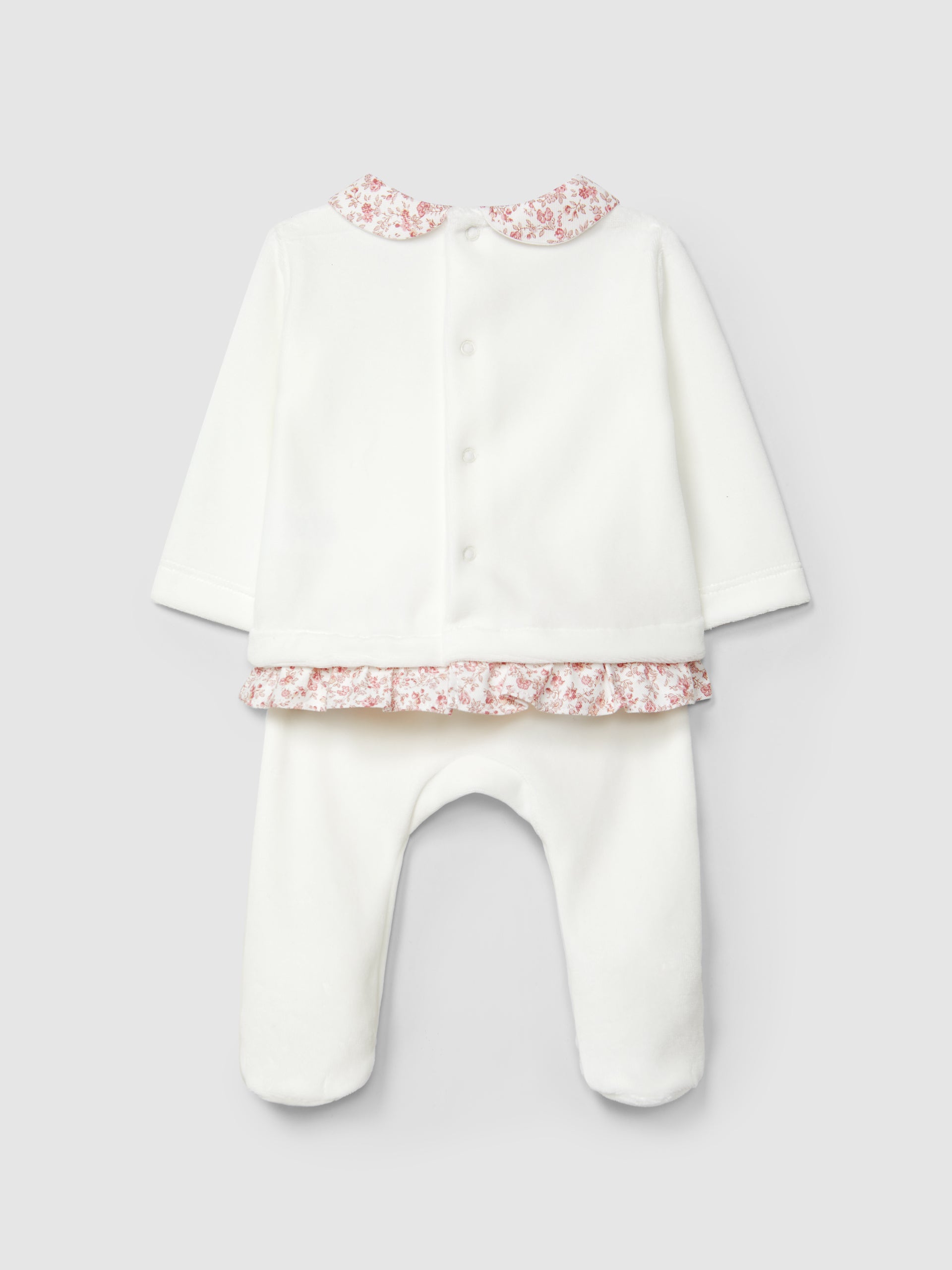 ENSEMBLE DEUX PIECES AVEC DETAILS EN IMPRIME A FLEURS