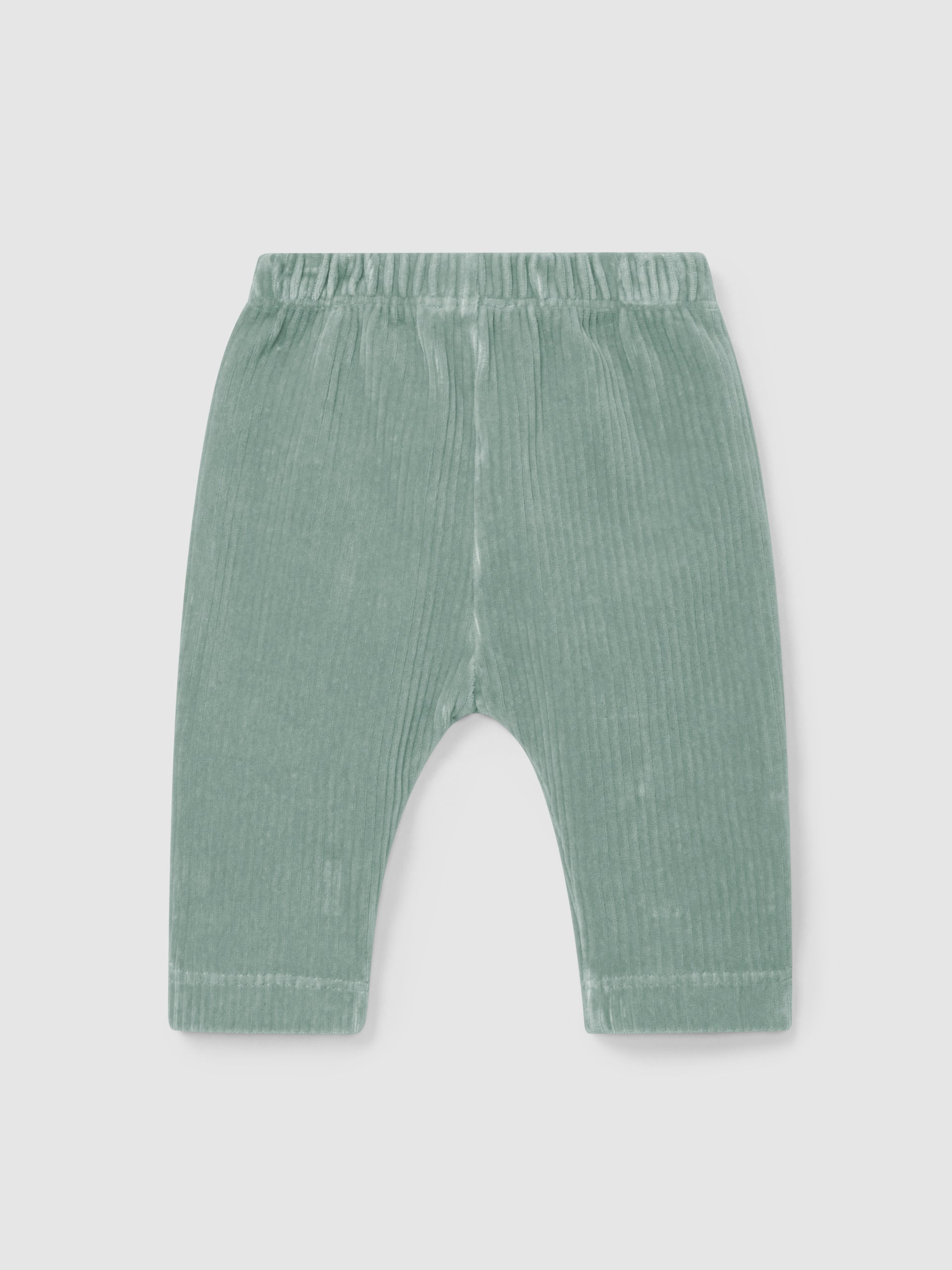 PANTALON PULL-UP EN TISSU DE TYPE VELOURS COTELE AVEC POCHES