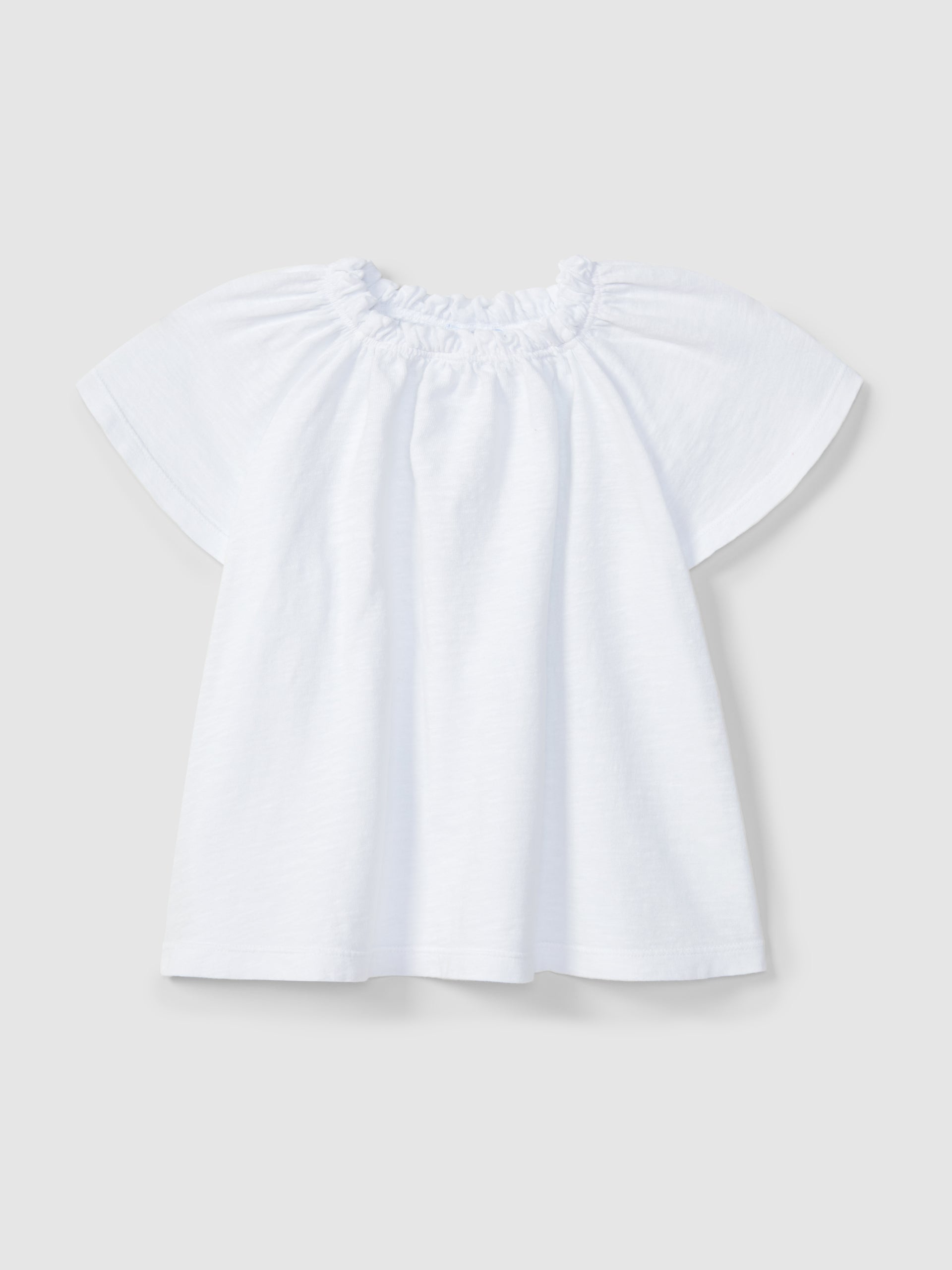 TOP UNI EN MAILLE DE COTON FLAMME