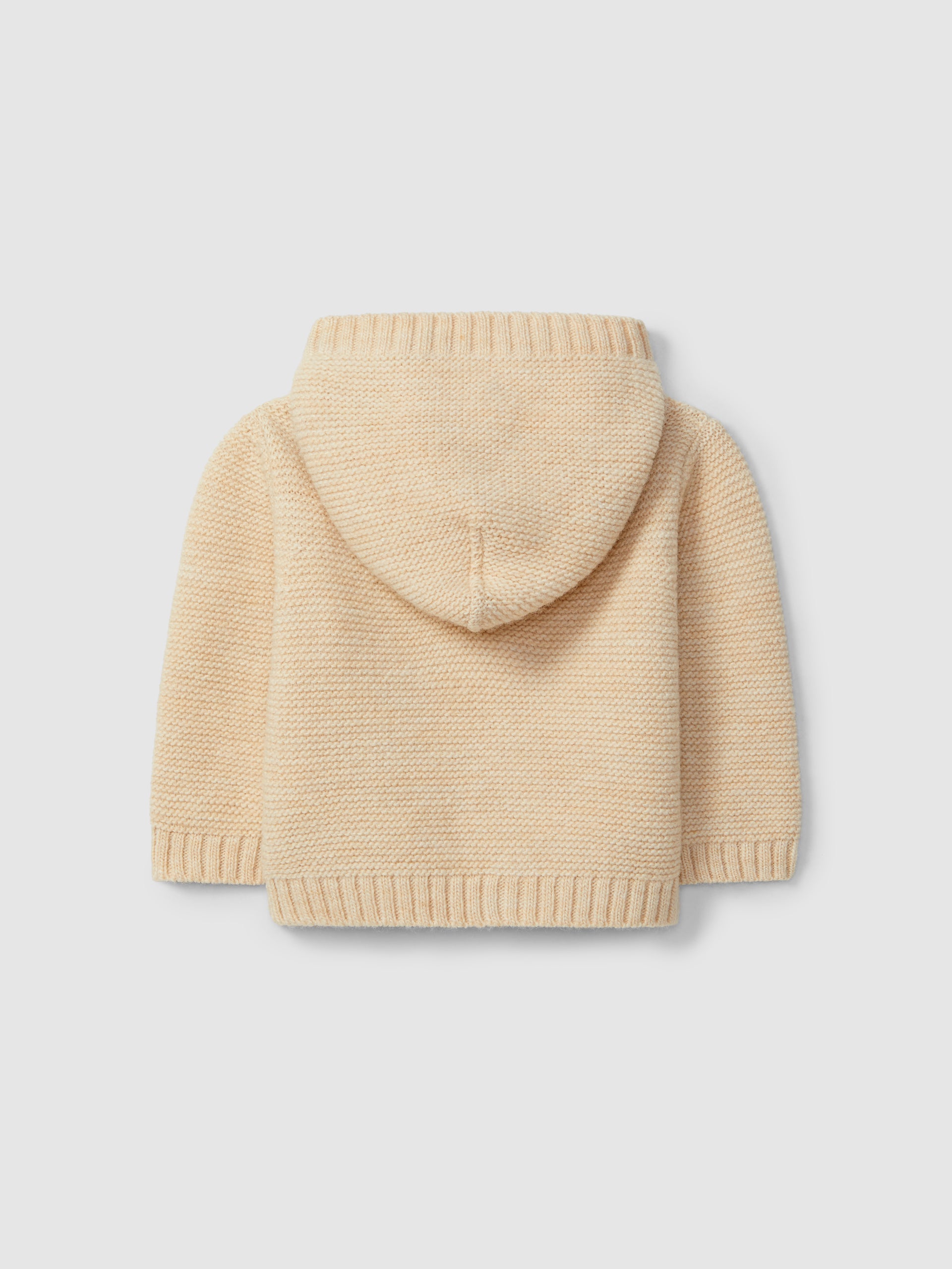 GILET TRICOTE A CAPUCHE
