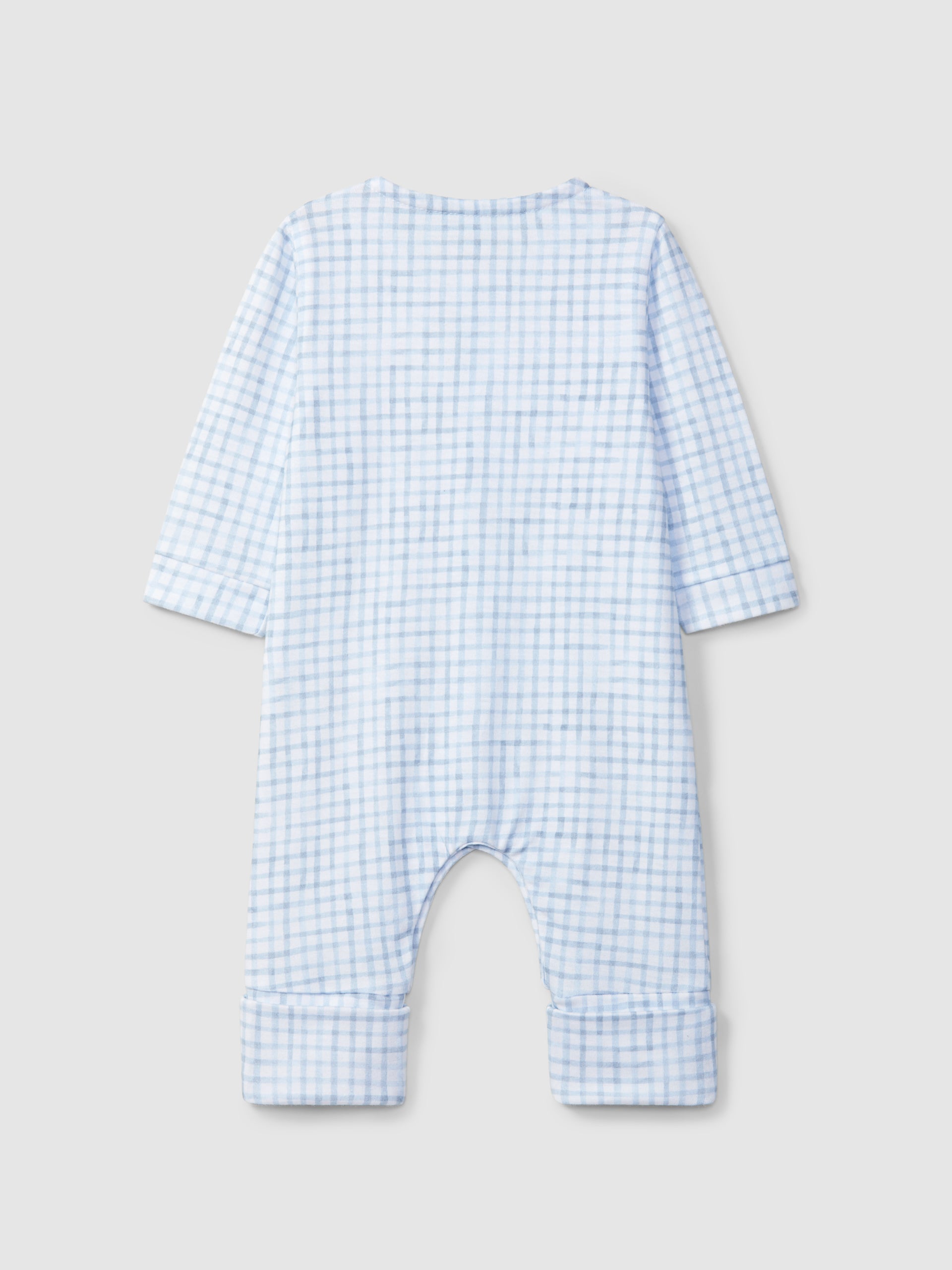 BABYGROW CARREAUX A COL ROND