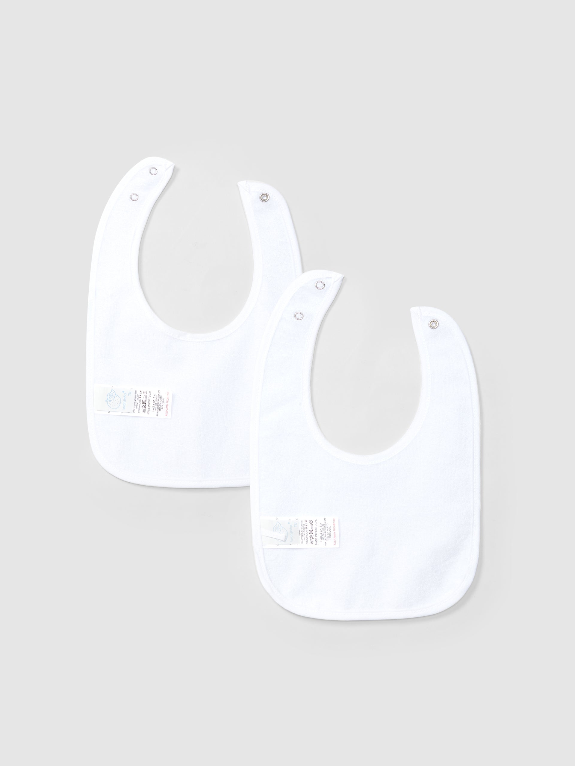 PACK DE DEUX BAVOIRS TISSU A CARREAUX ET RUBAN DECORATIF