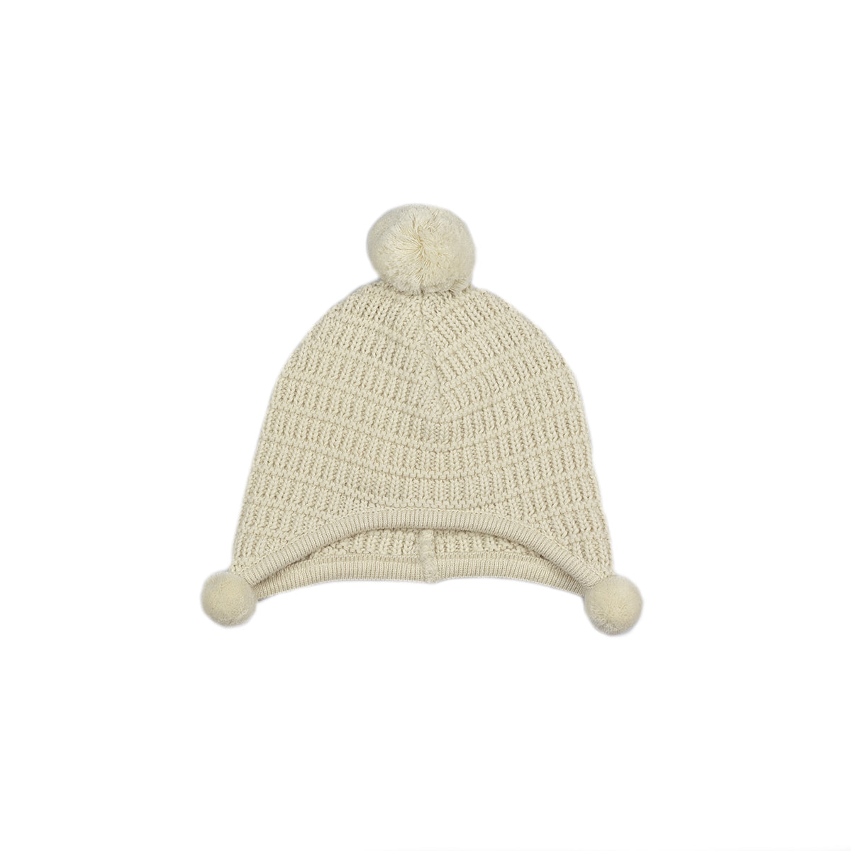 BONNET EN TRICOT AVEC POMPOM