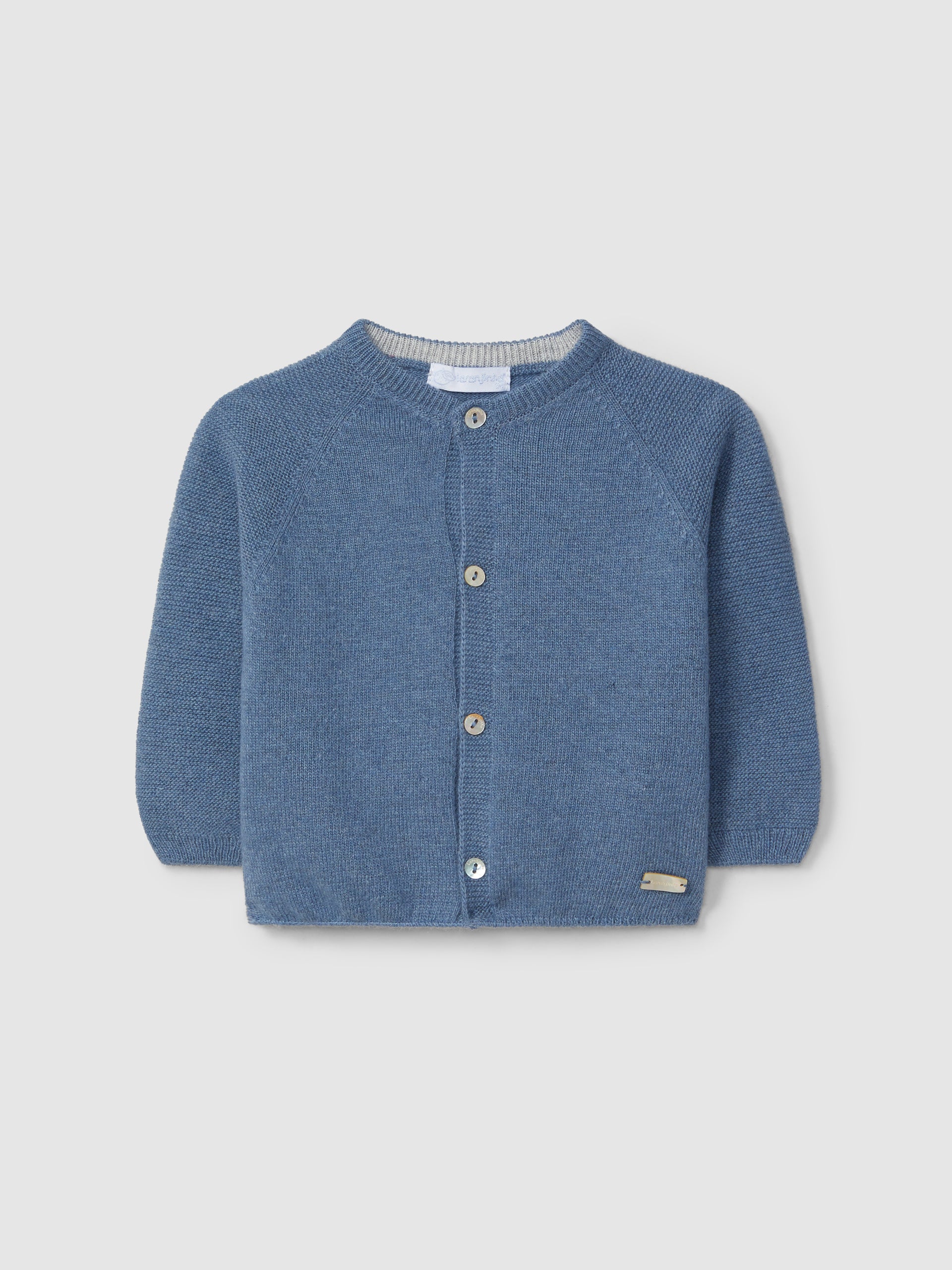 GILET TRICOTE A COL ROND