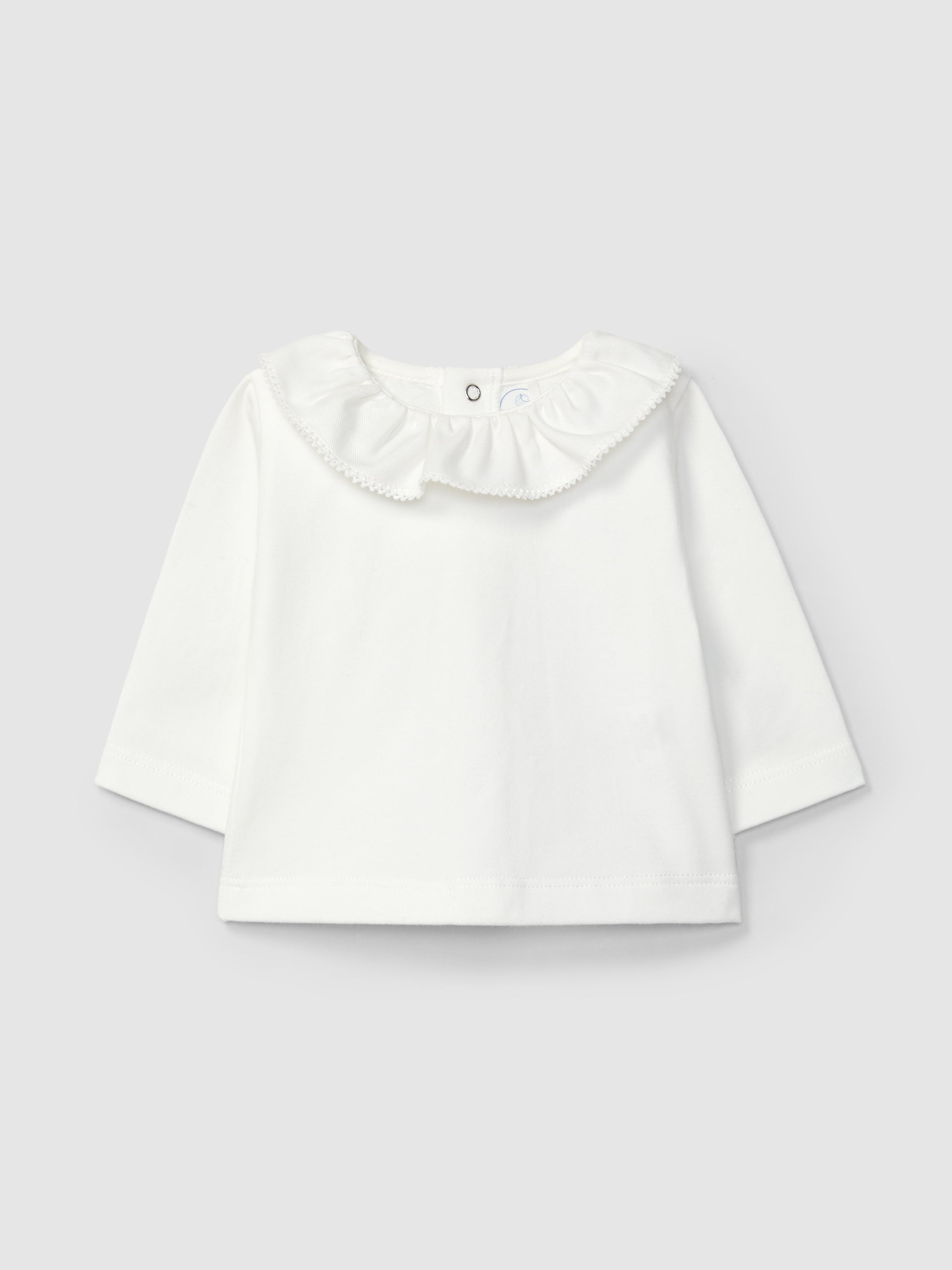 LONGSLEEVE A COL A VOLANT