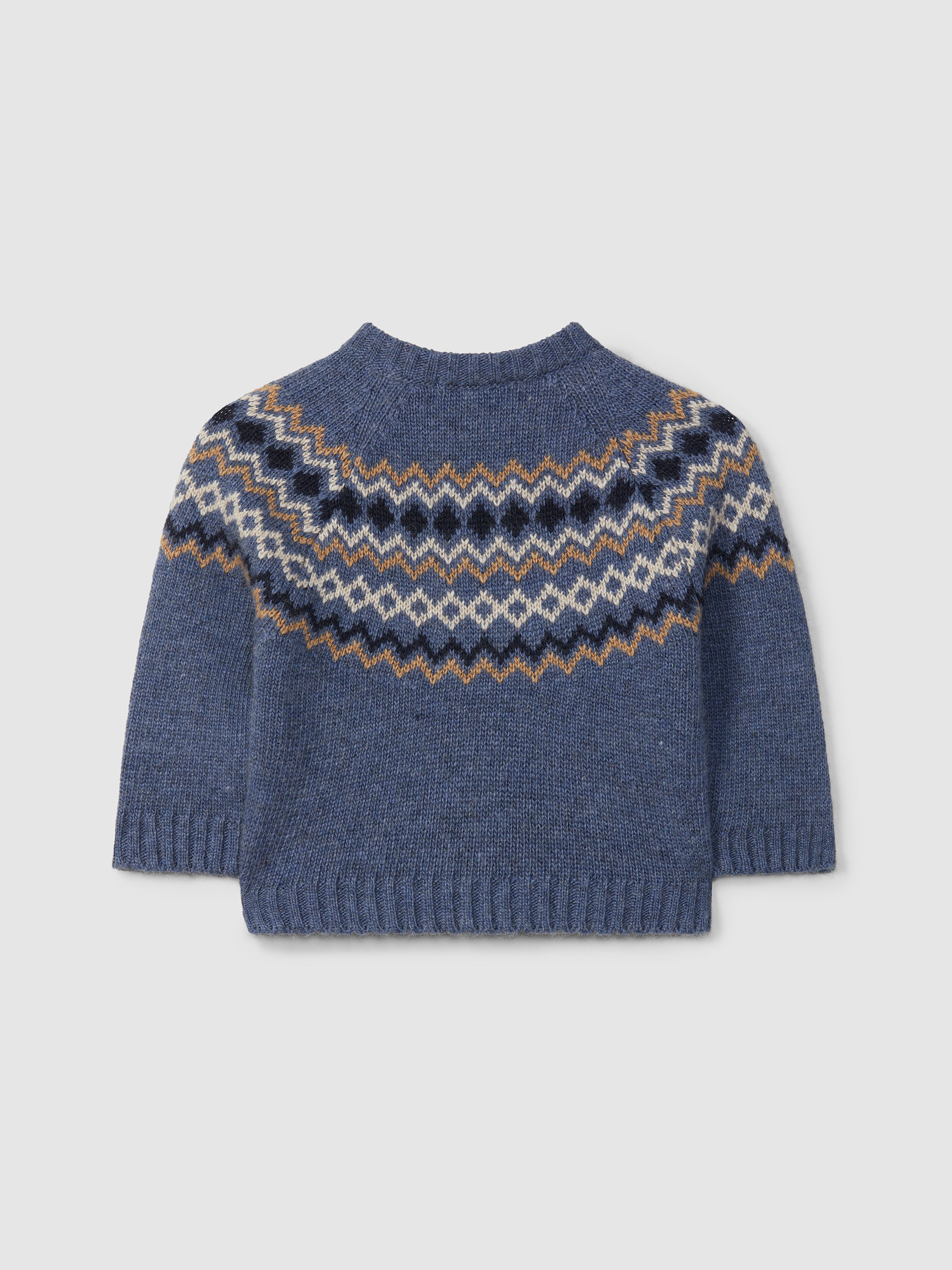 PULL TRICOTE AVEC JACQUARD