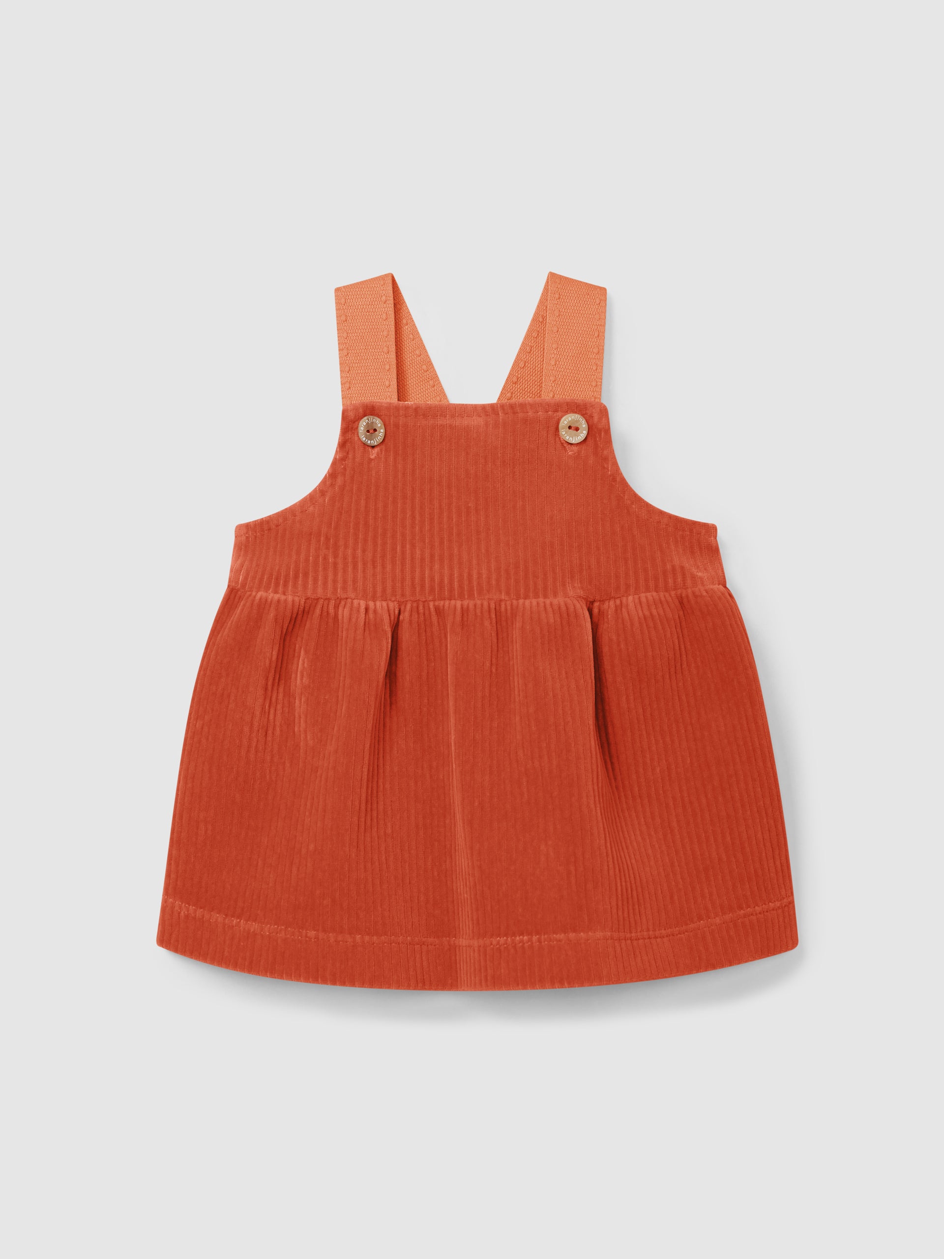 JUPE-SALOPETTE EN TISSU DE TYPE VELOURS COTELE