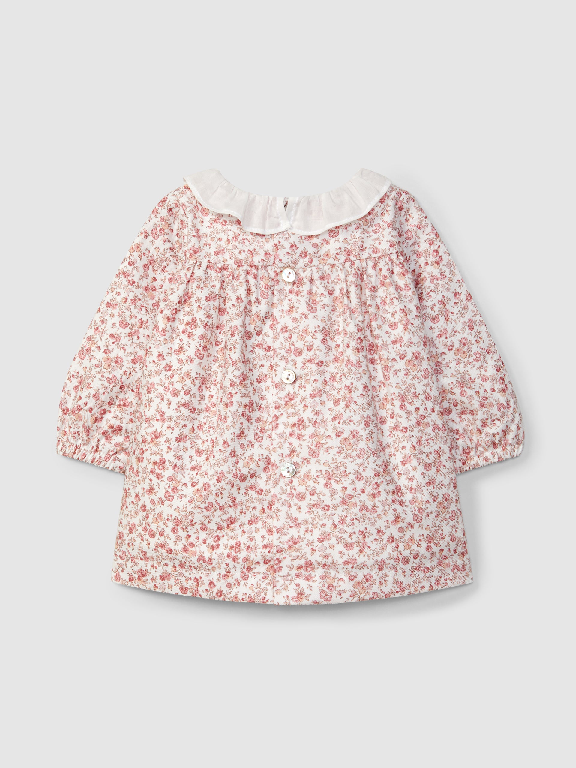 ROBE FLEURIE AVEC SMOCKS
