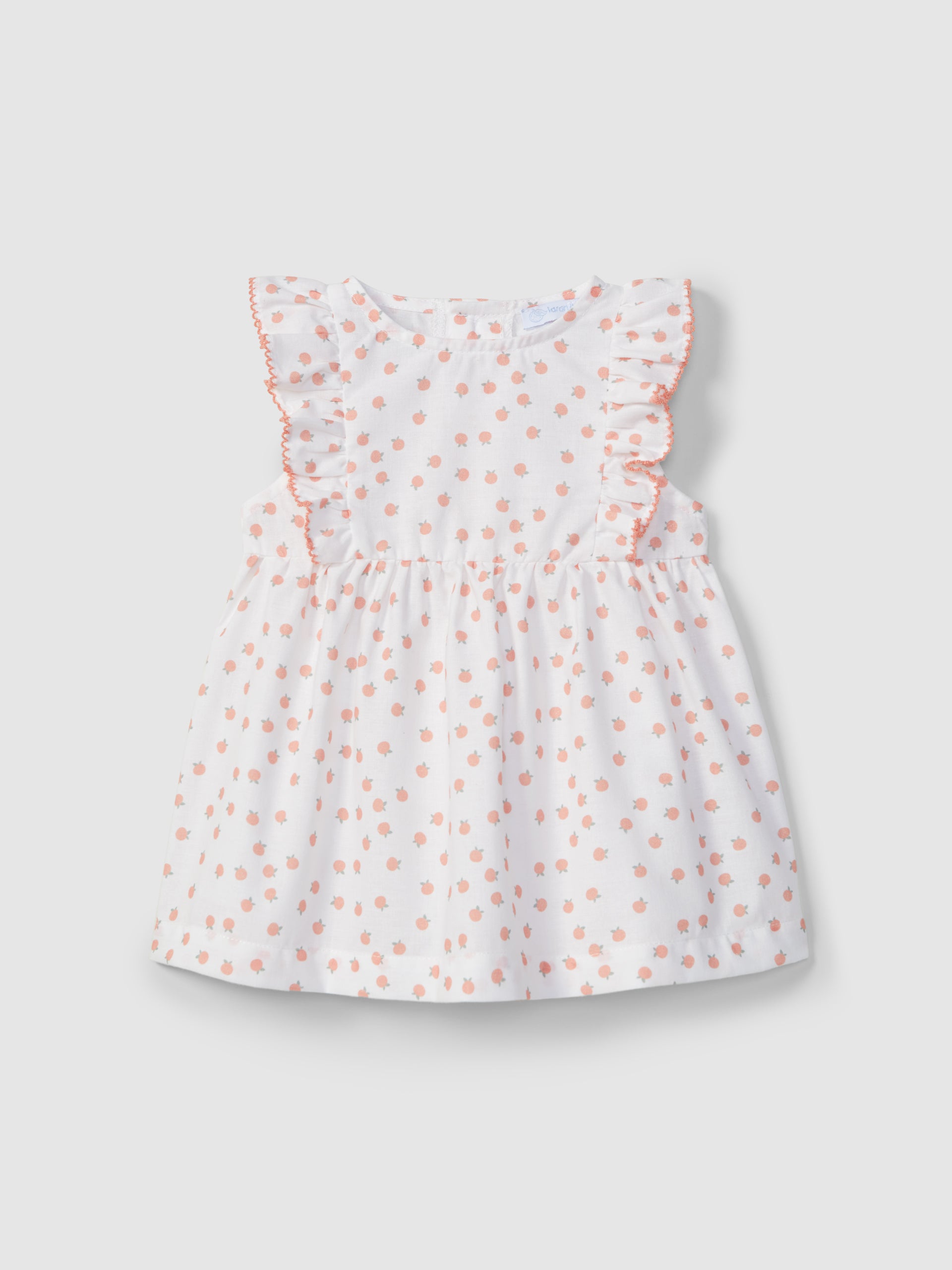 ROBE IMPRIMEE AVEC DETAILS DE COULEUR EN CONTRASTE