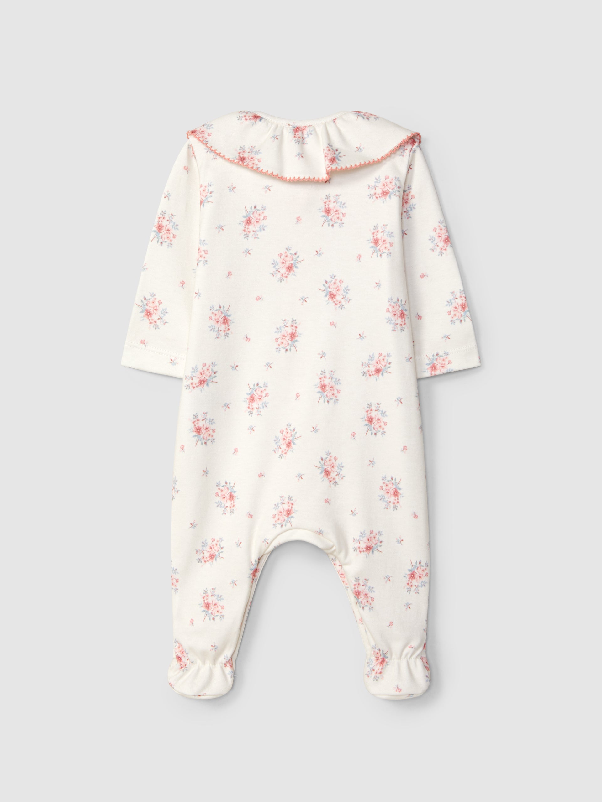 BABYGROW IMPRIME A FLEURS A COL
