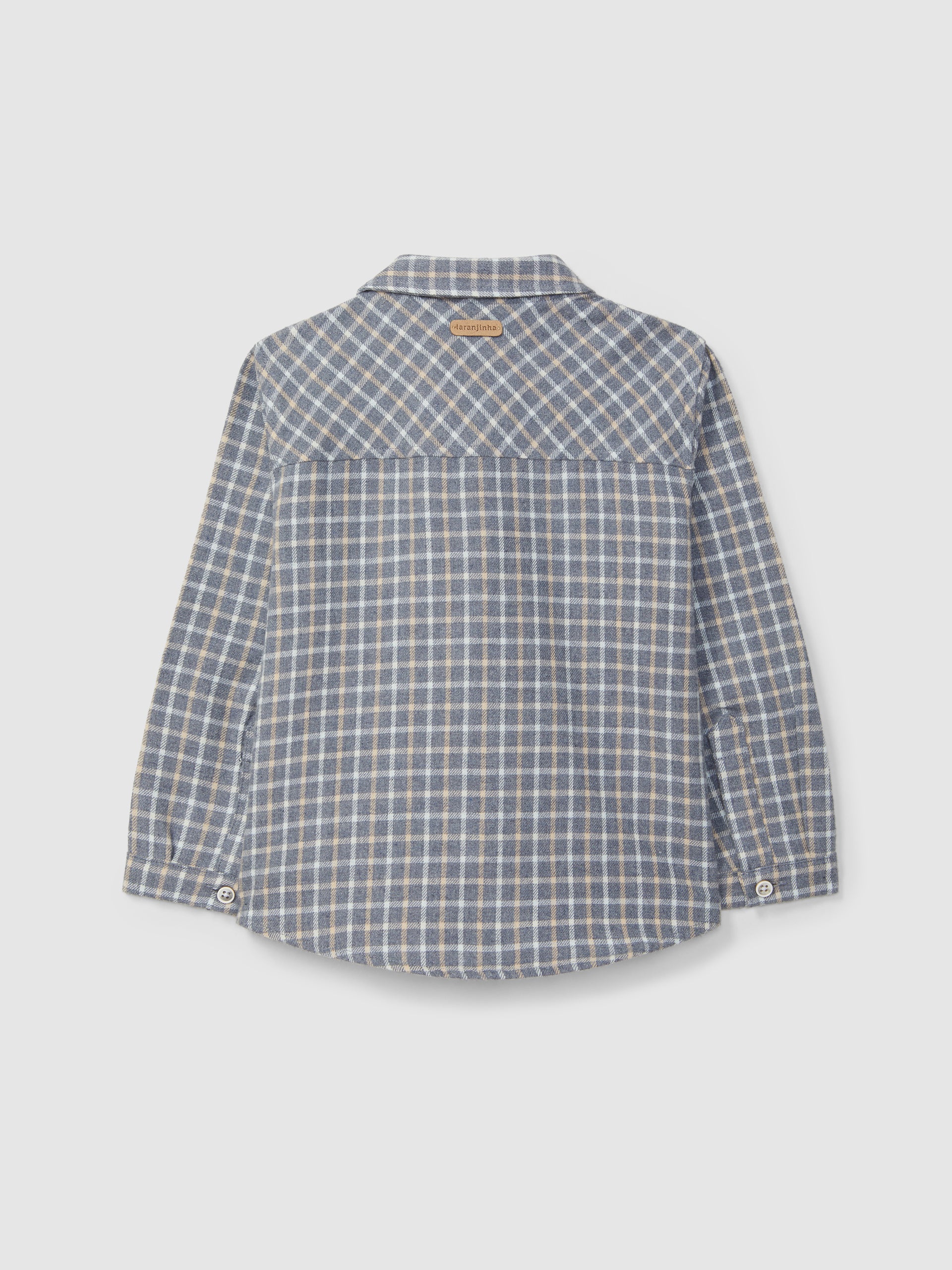 CHEMISE CARREAUX COTON BIOLOGIQUE