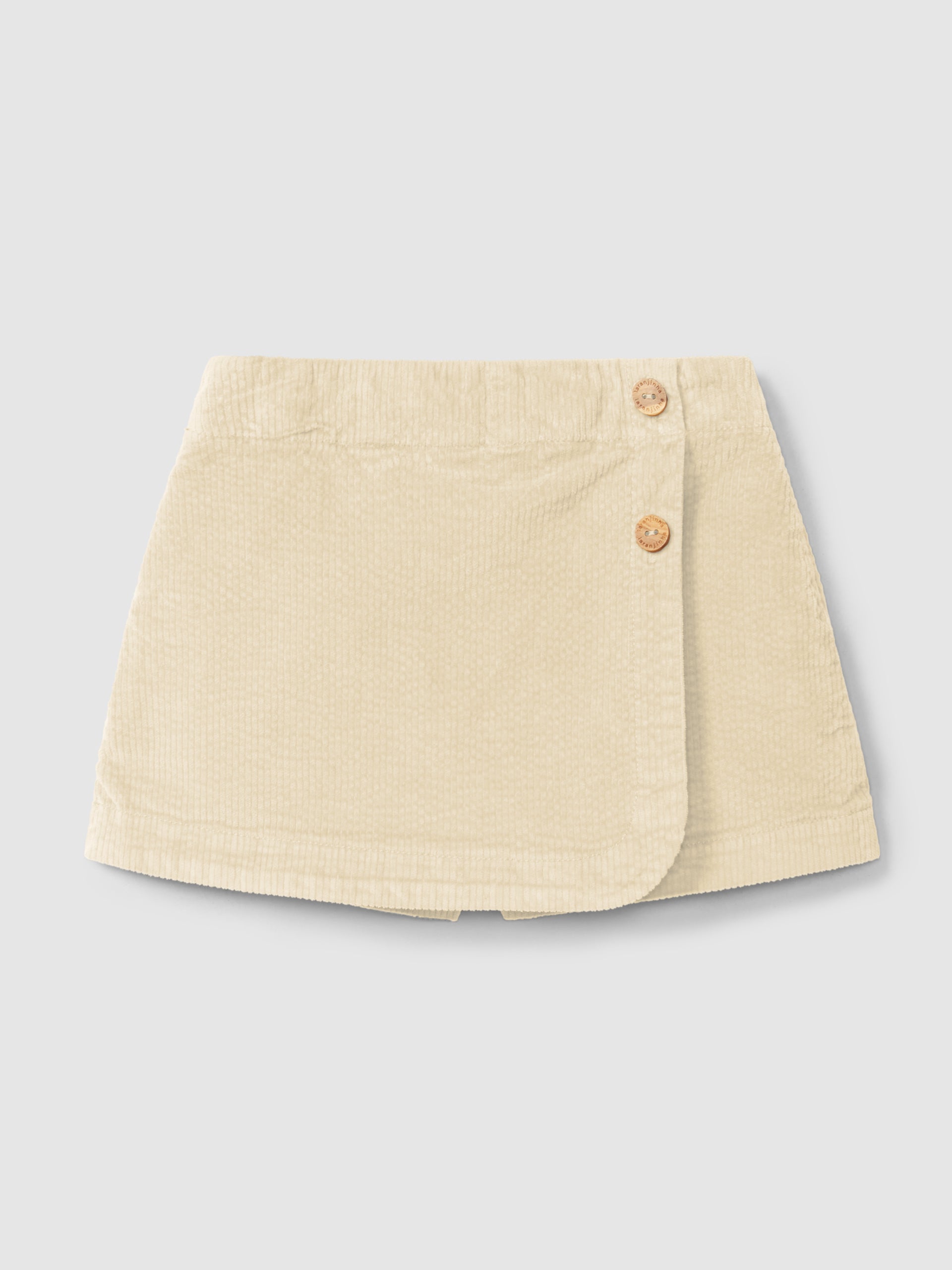 JUPE-CULOTTE PULL-UP EN VELOURS COTELE