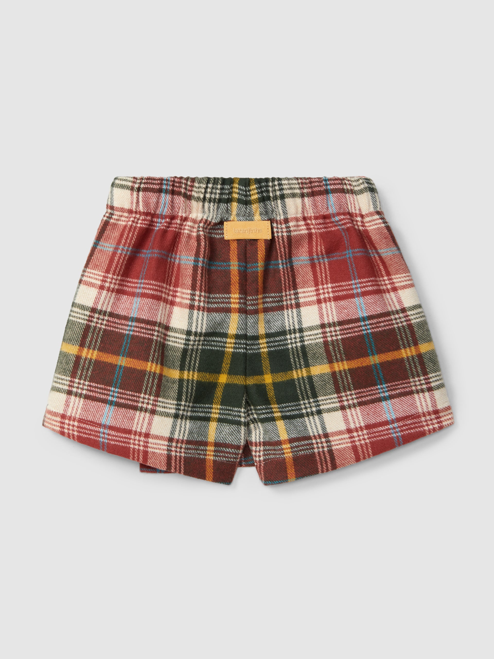 JUPE-CULOTTE A CARREAUX EN FLANELLE