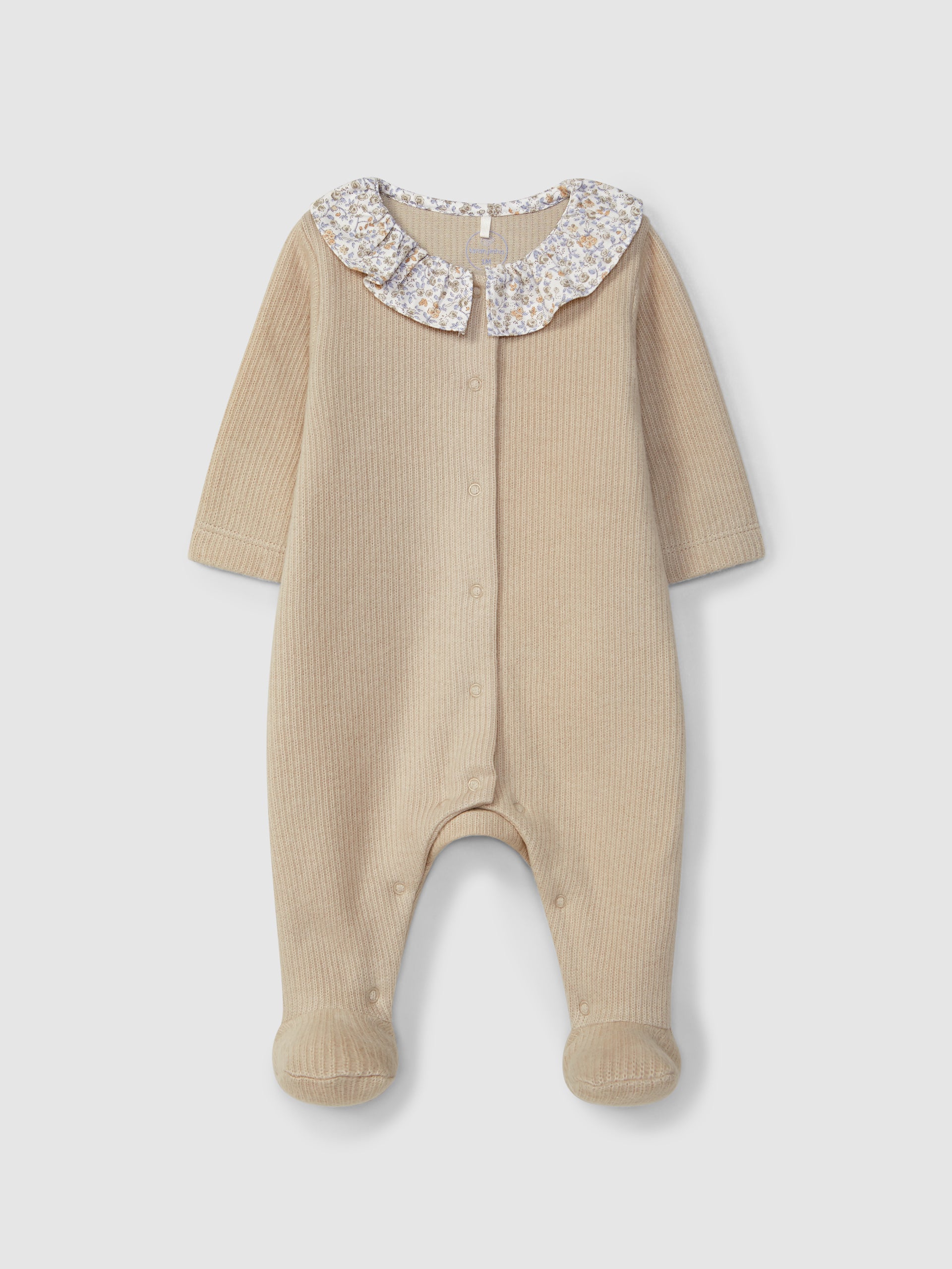 BABYGROW COTON BIOLOGIQUE A COL A VOLANT