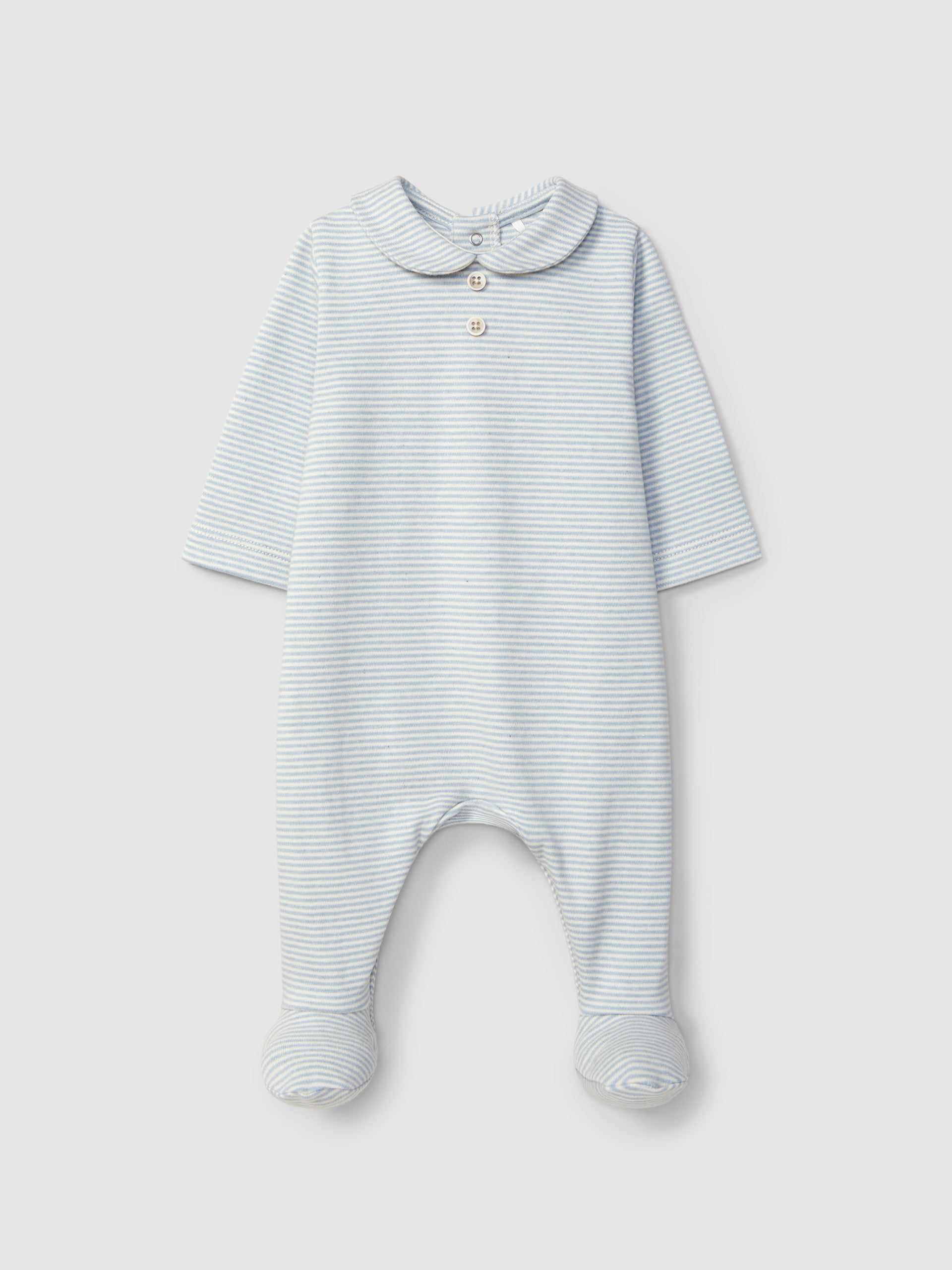 BABYGROW A RAYURES A COL CLAUDINE