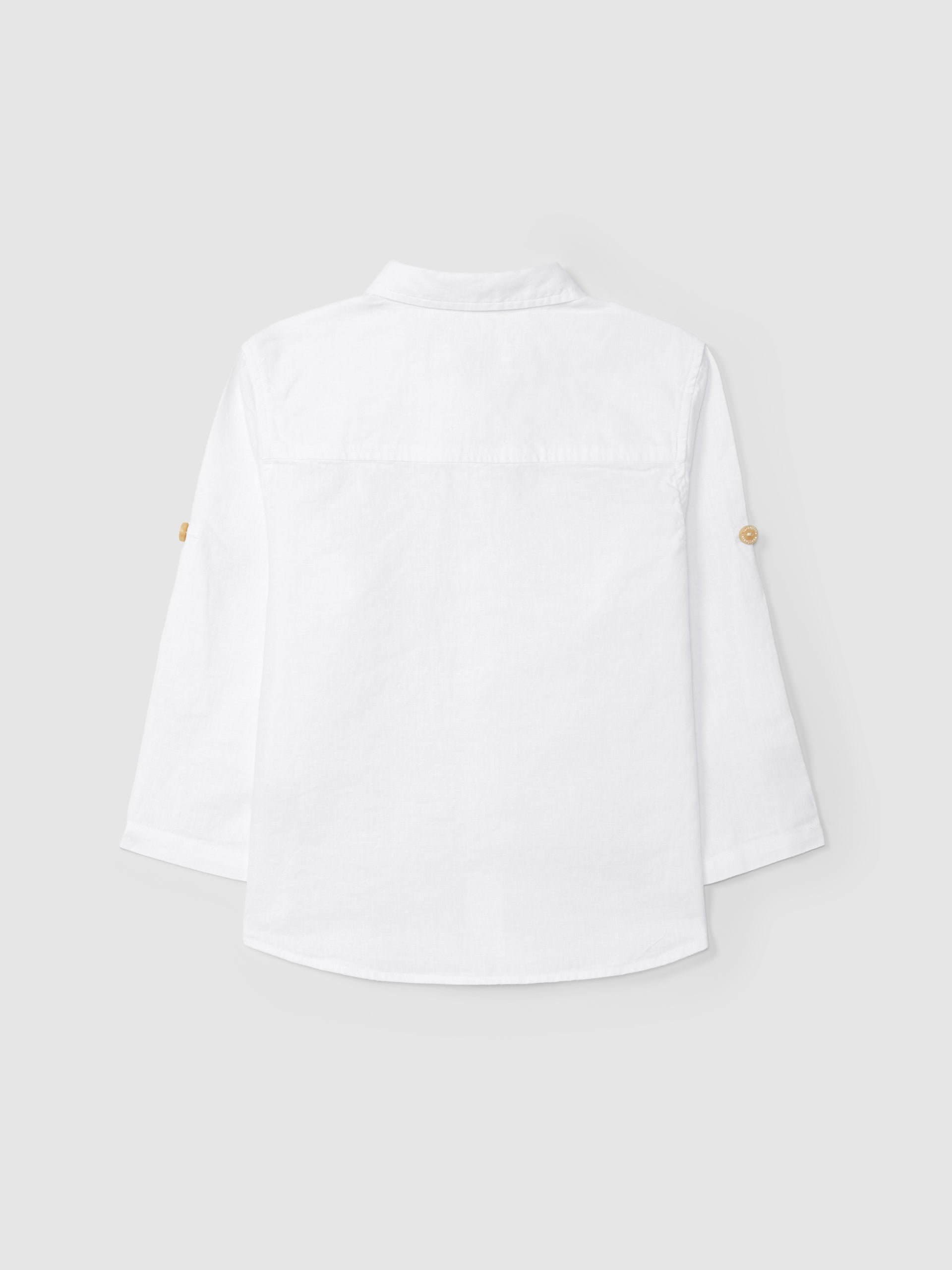 CHEMISE UNIE A COL
