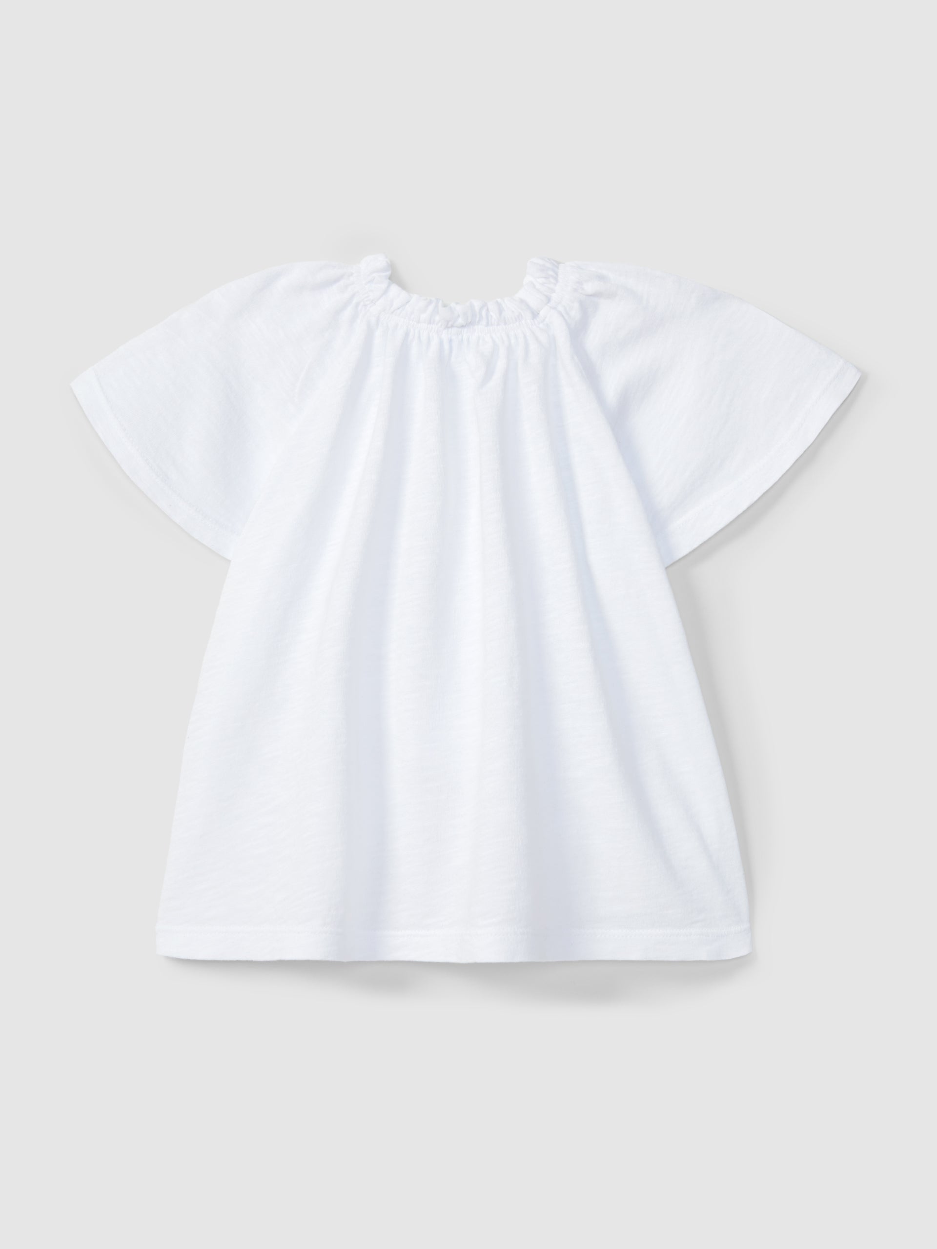 TOP UNI EN MAILLE DE COTON FLAMME