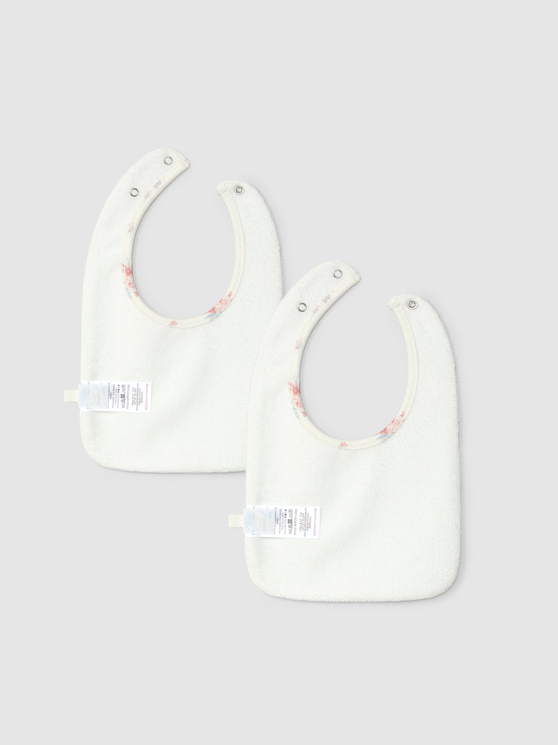 PACK DE DEUX BAVOIRS IMPRIMES EN COTON
