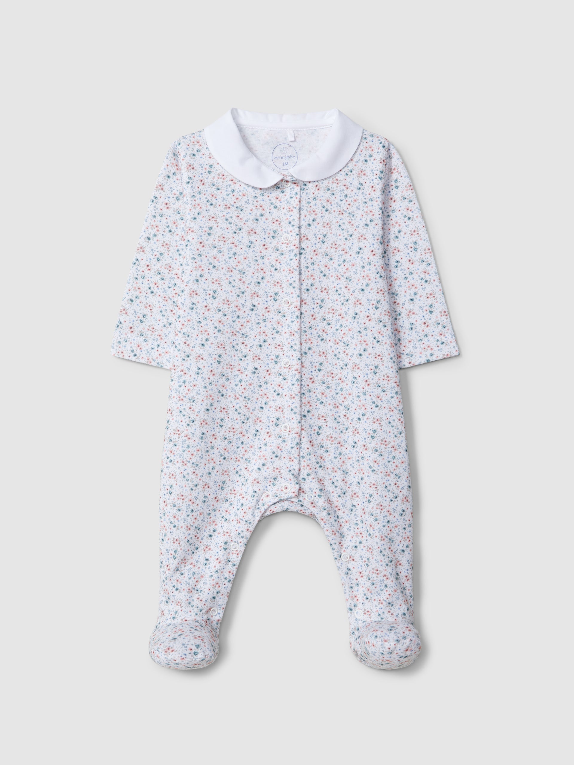 BABYGROW A FLEURS A COL CLAUDINE