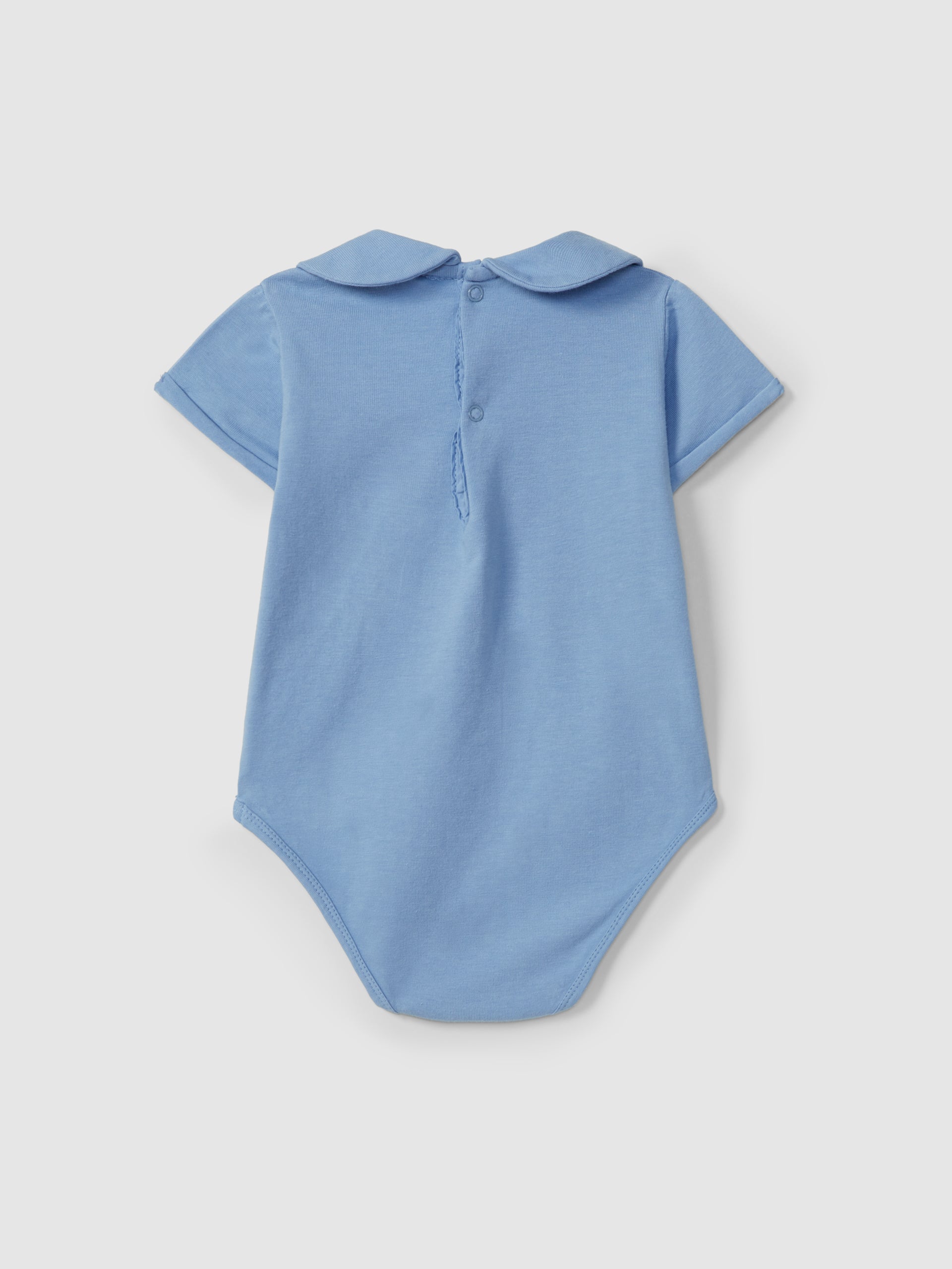 BODY EN COTON A COL CLAUDINE