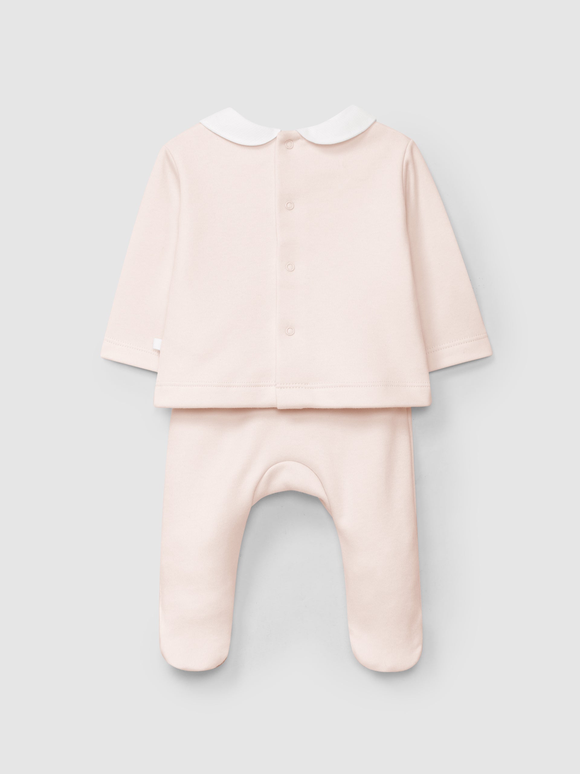 ENSEMBLE DEUX PIECES AVEC DETAIL DE RUBAN BRODE