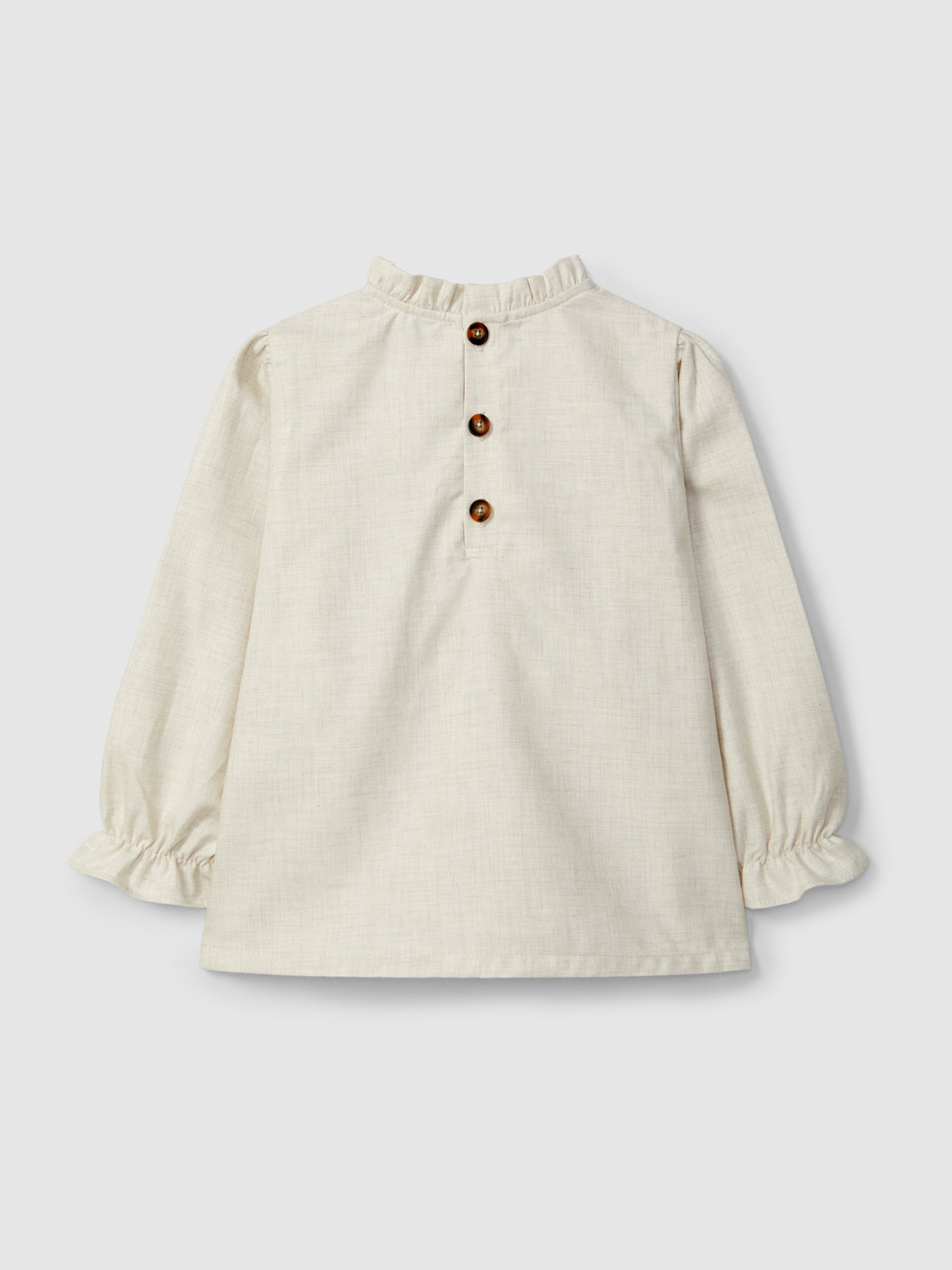 BLOUSE AVEC SMOCKS ET DETAILS EN VOLANT