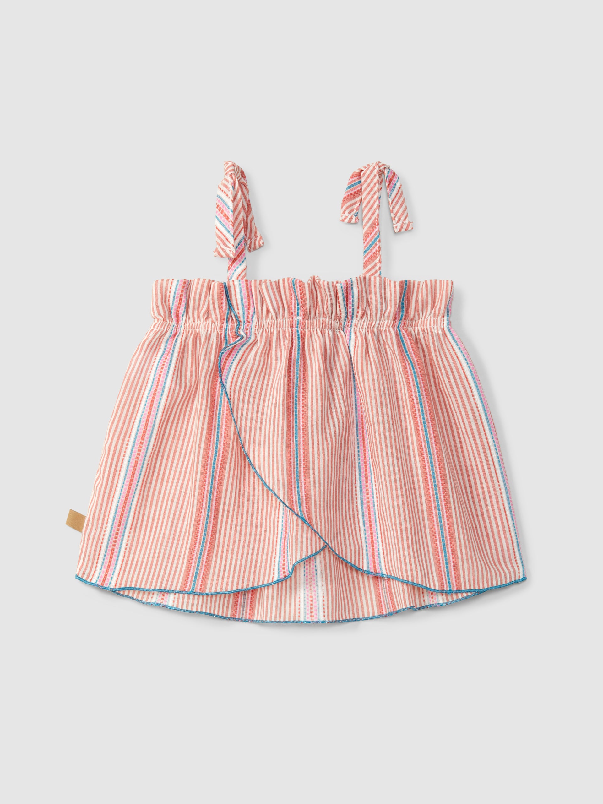 TOP EN TISSU A RAYURES JACQUARD