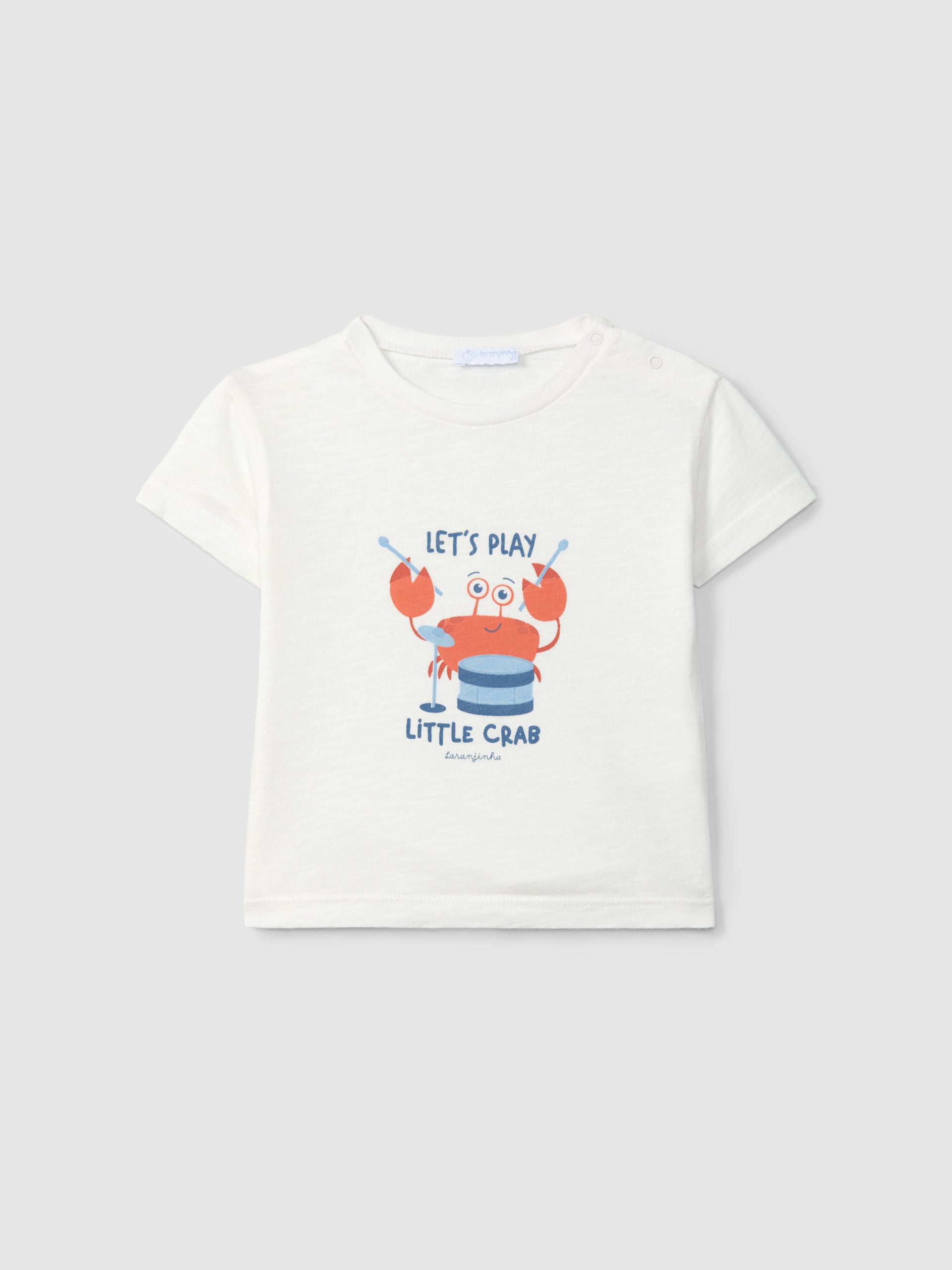 T-SHIRT « LET´S PLAY LITTLE CRAB »
