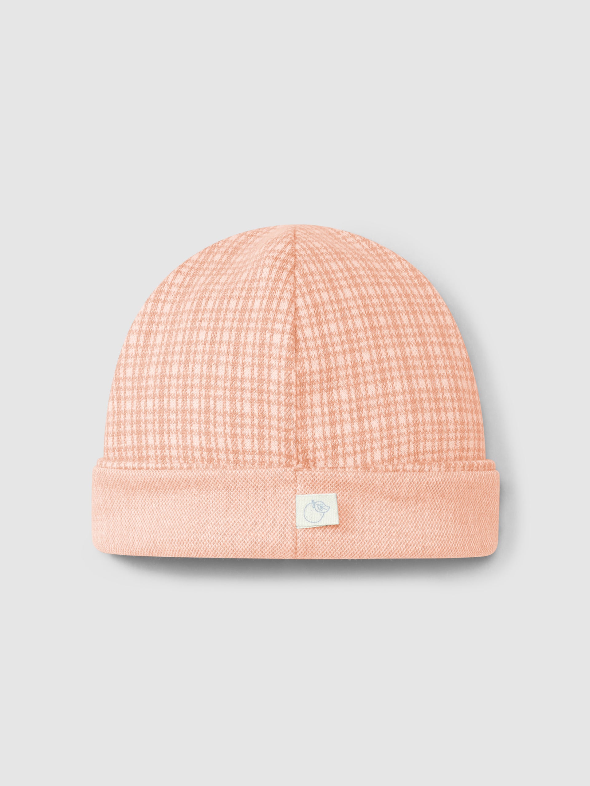 BONNET EN MAILLE JACQUARD A CARREAUX