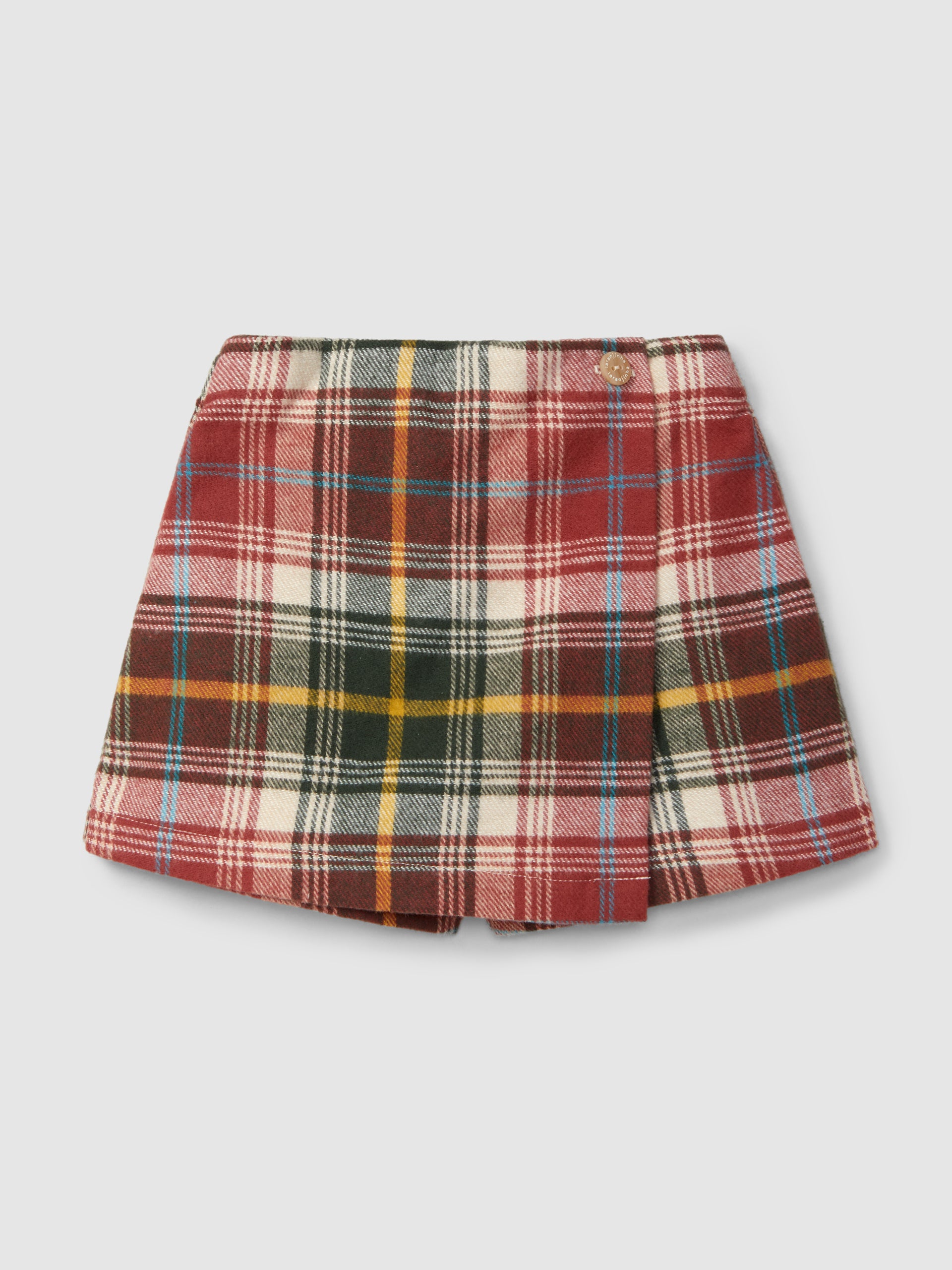 JUPE-CULOTTE A CARREAUX EN FLANELLE