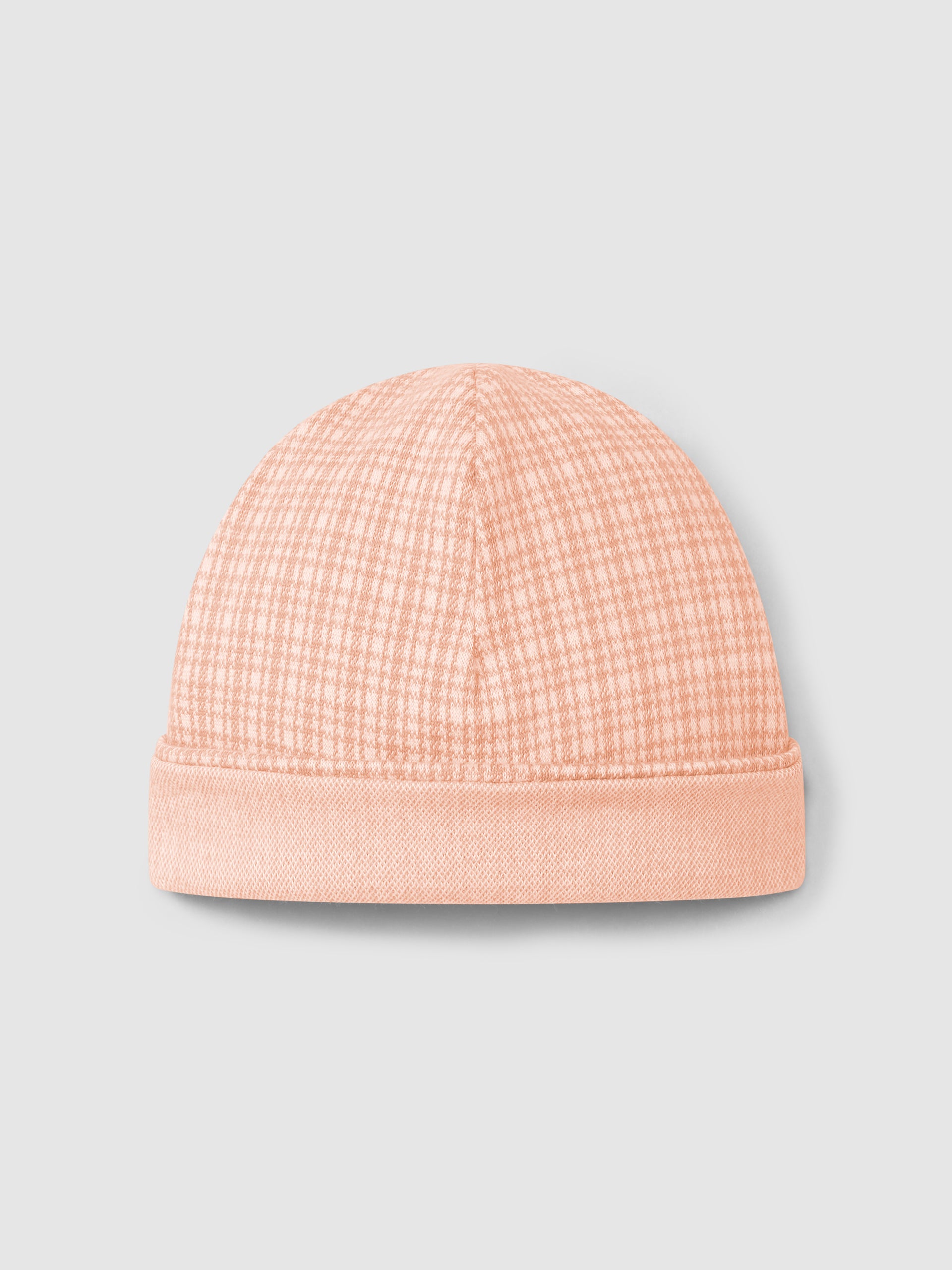 BONNET EN MAILLE JACQUARD A CARREAUX