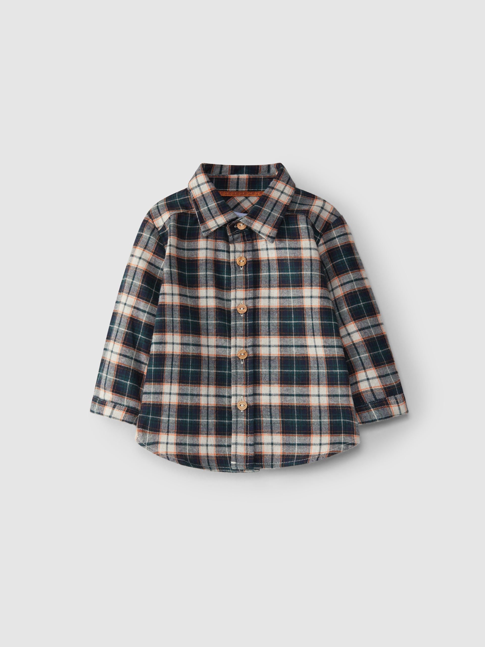 CHECKED V-NECK SHIRT