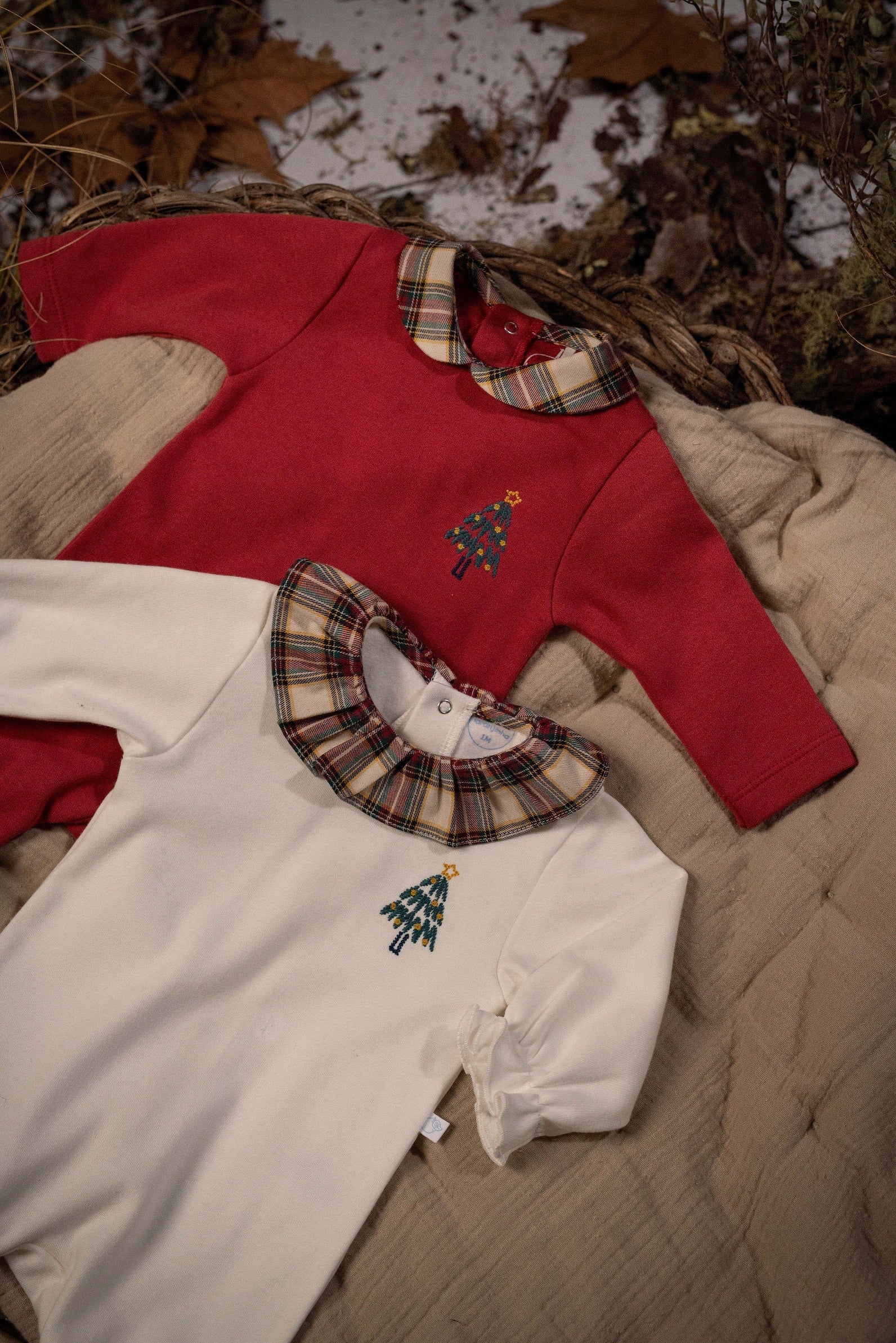 BABYGROW CHRISTMAS Ruffled Collar