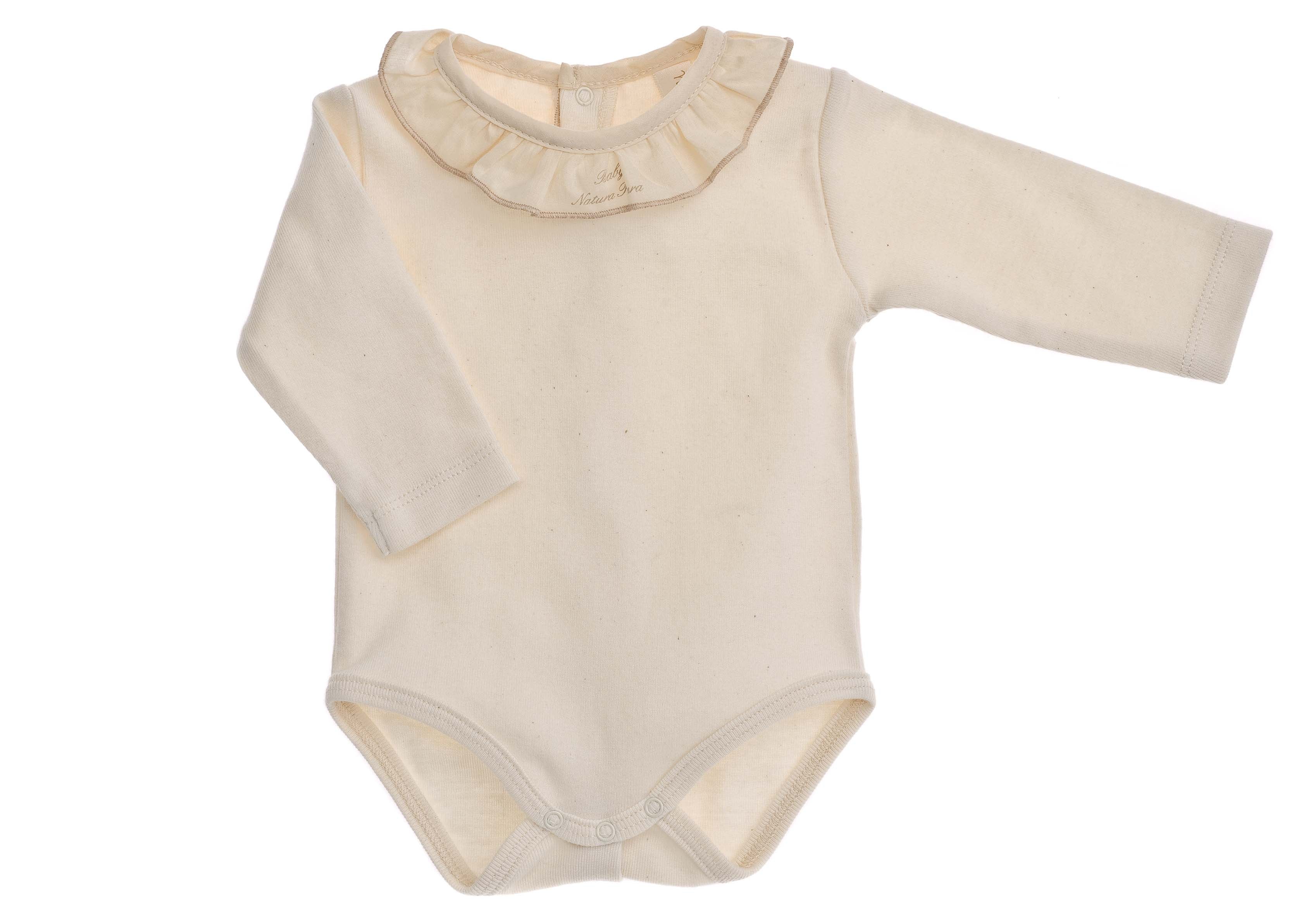 9204 FROU FROU COLLAR BODYSUIT WITH OPENING